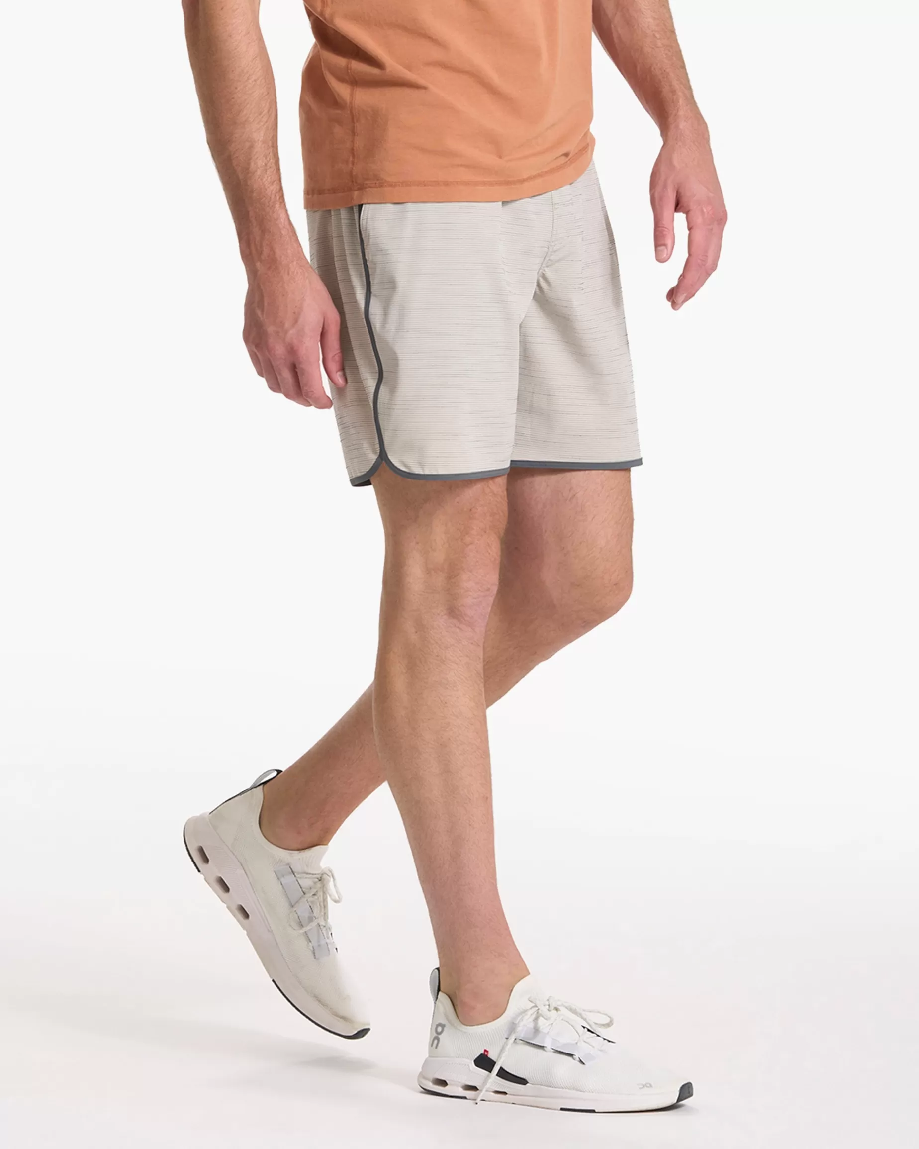 Vuori Banks Short BeachsandSlubStripe Fashion