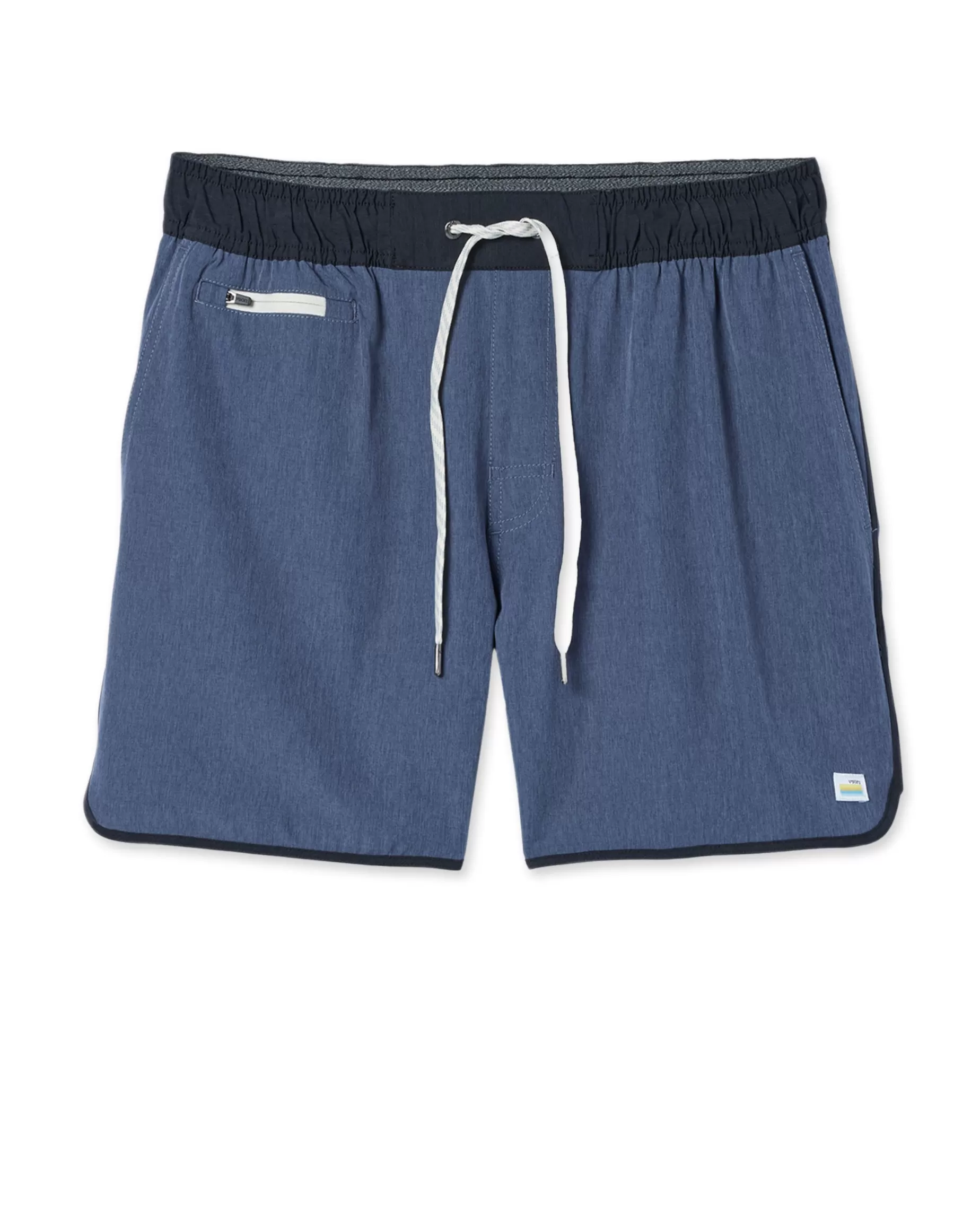 Vuori Banks Short 5" AzureLinenTexture Clearance