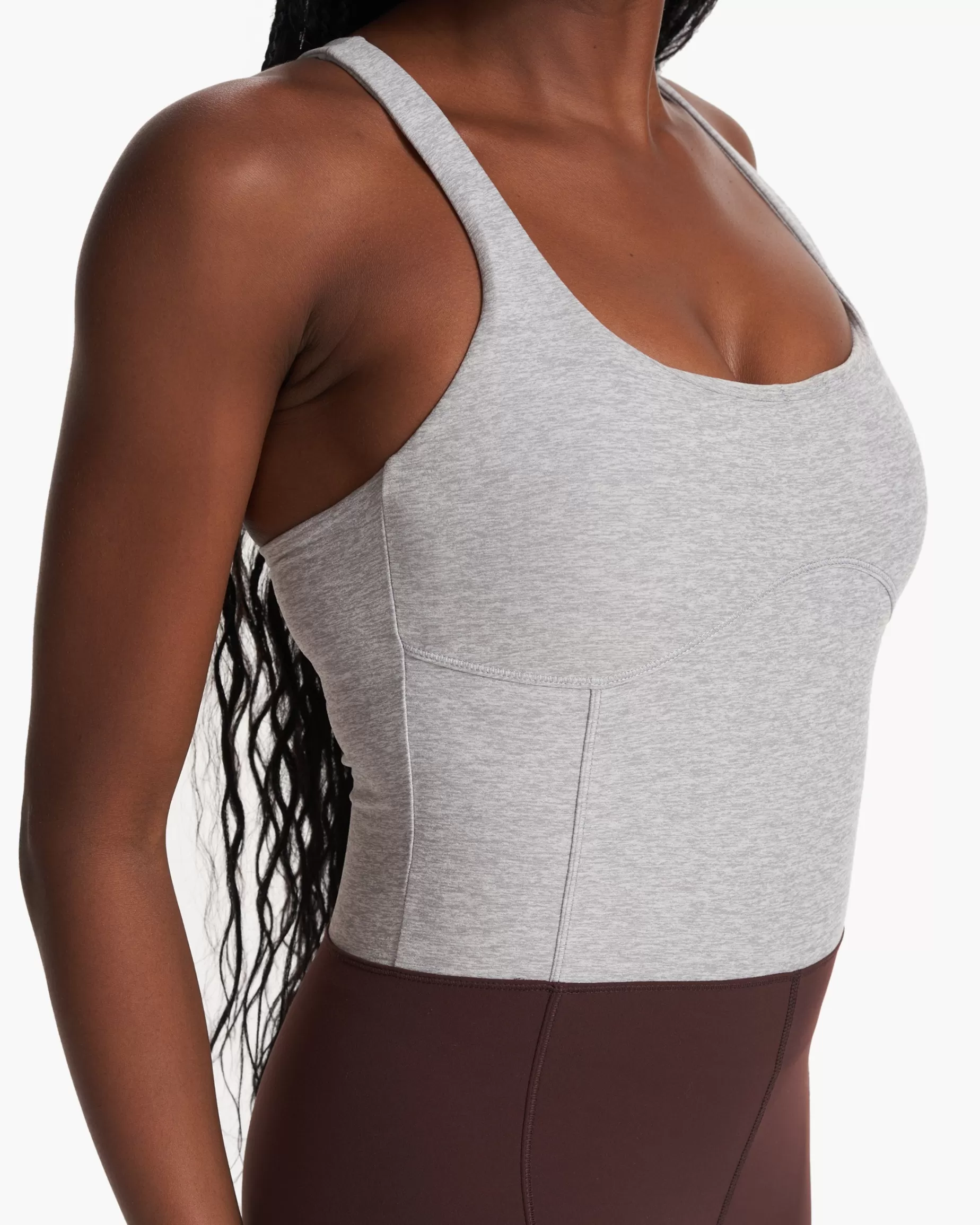 Vuori Colorblock Corset Jumpsuit Mahogany Cheap