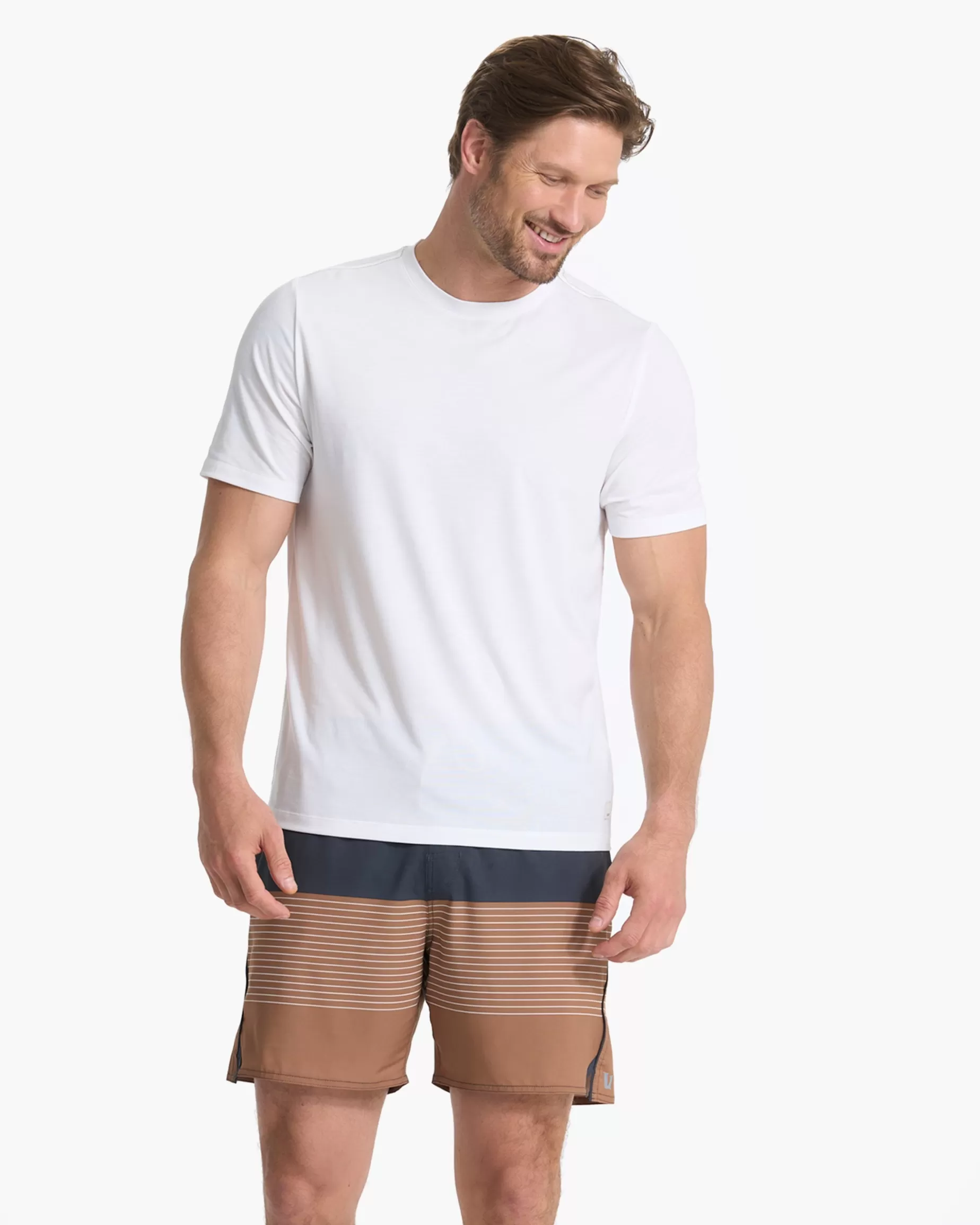 Vuori Current Tech Tee White Cheap