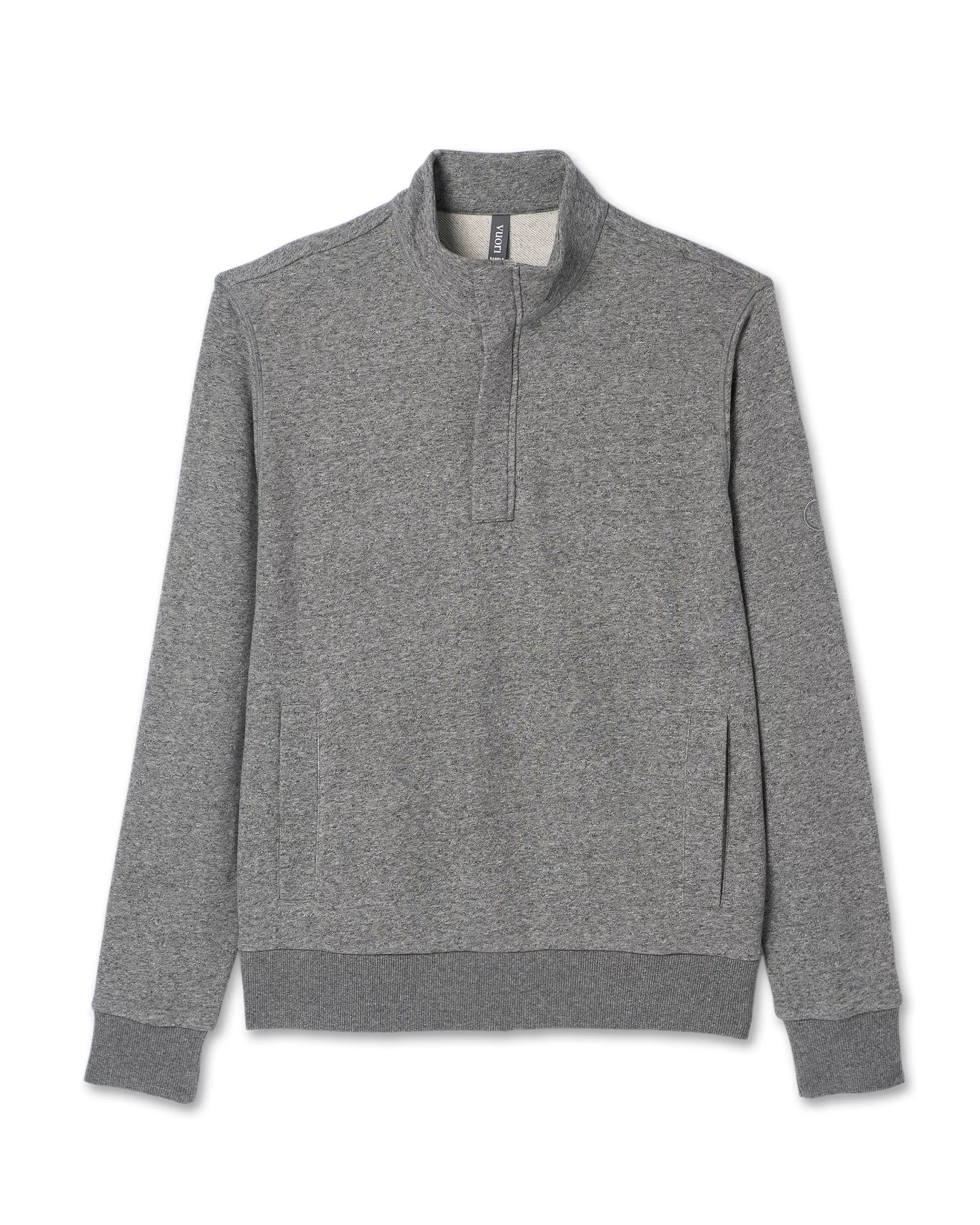 Vuori Cypress 1/4 Zip HeatherGrey Flash Sale