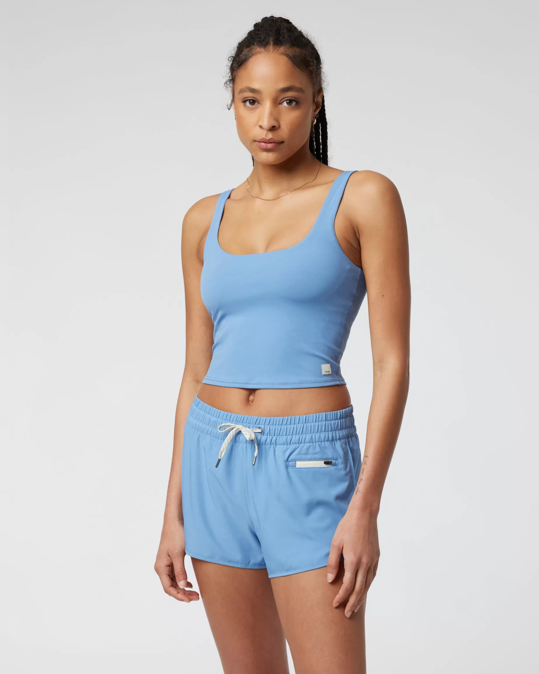 Vuori Daily Crop IsleBlue Cheap
