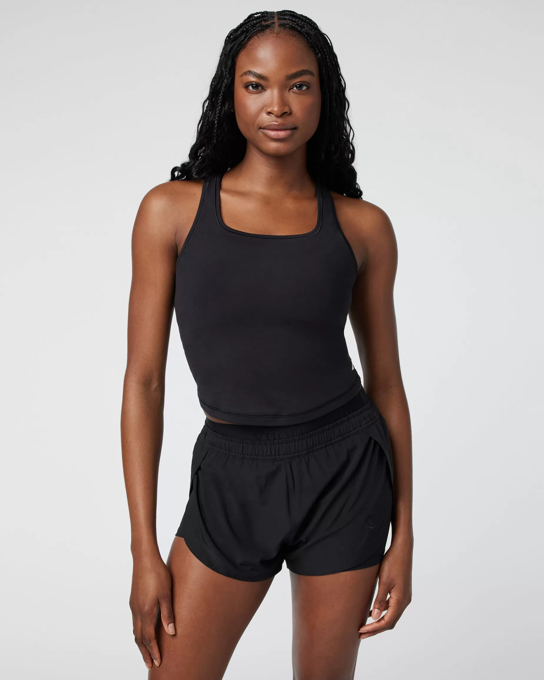 Vuori Daily Racerback Tank Black Best