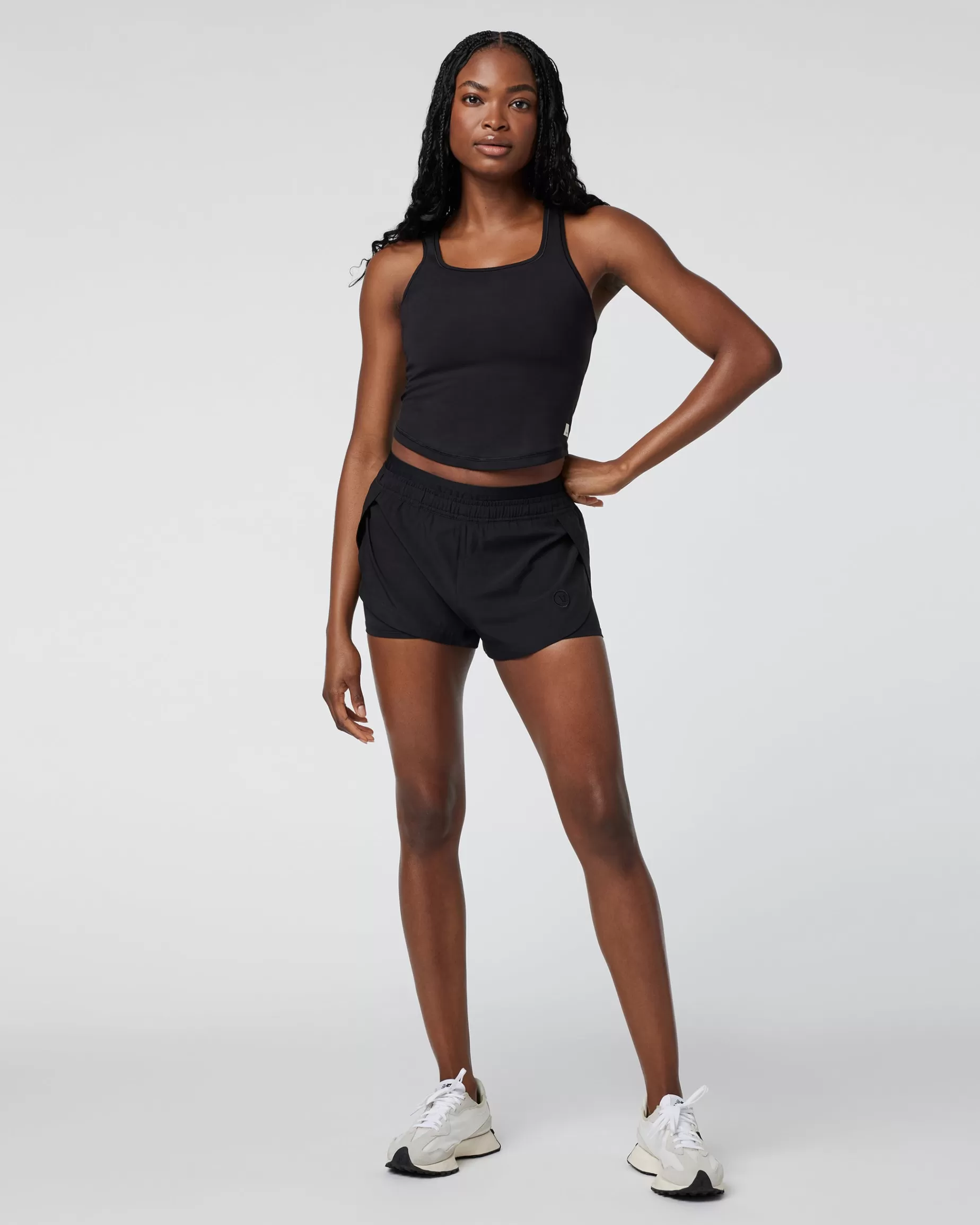 Vuori Daily Racerback Tank Black Best