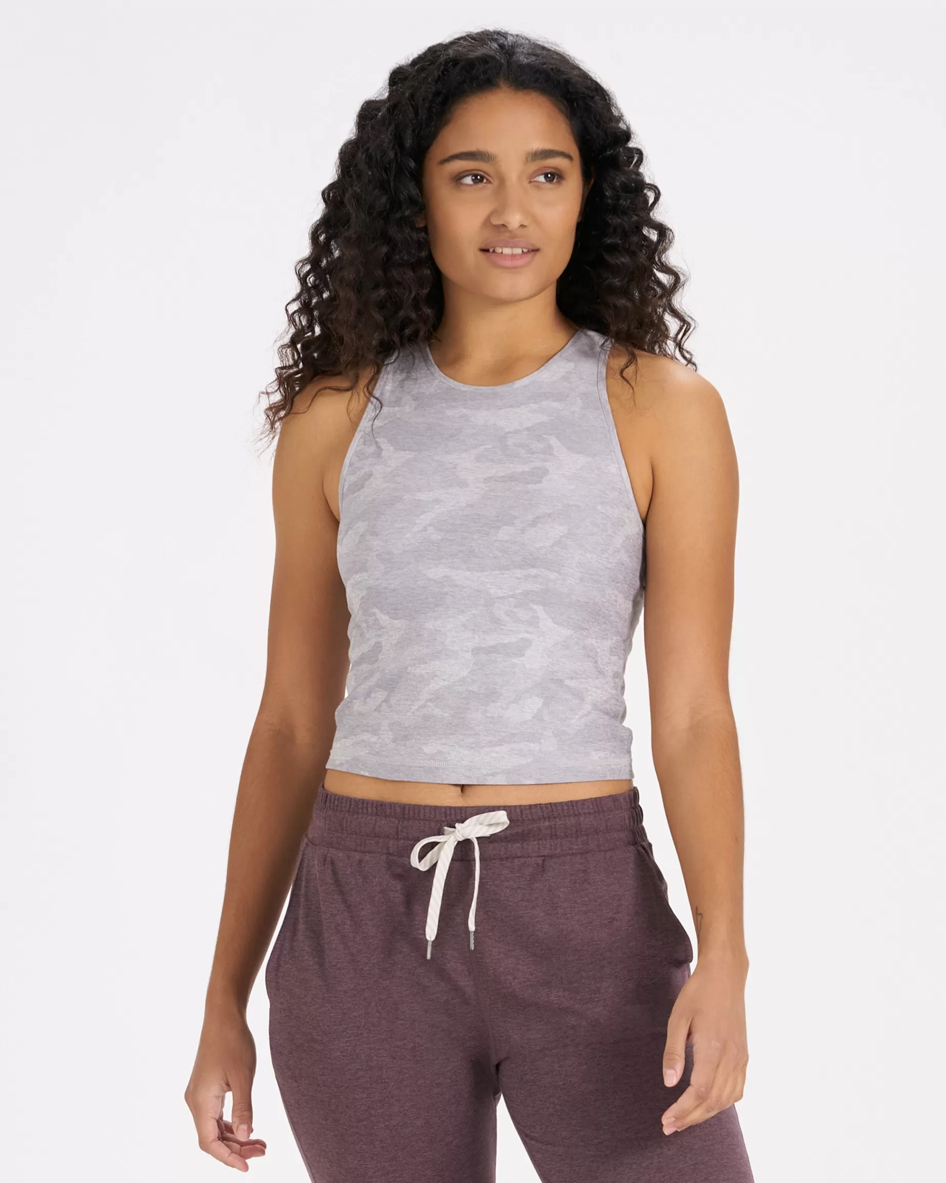 Vuori Elevation Plyo Tank PaleHeatherCamo Hot