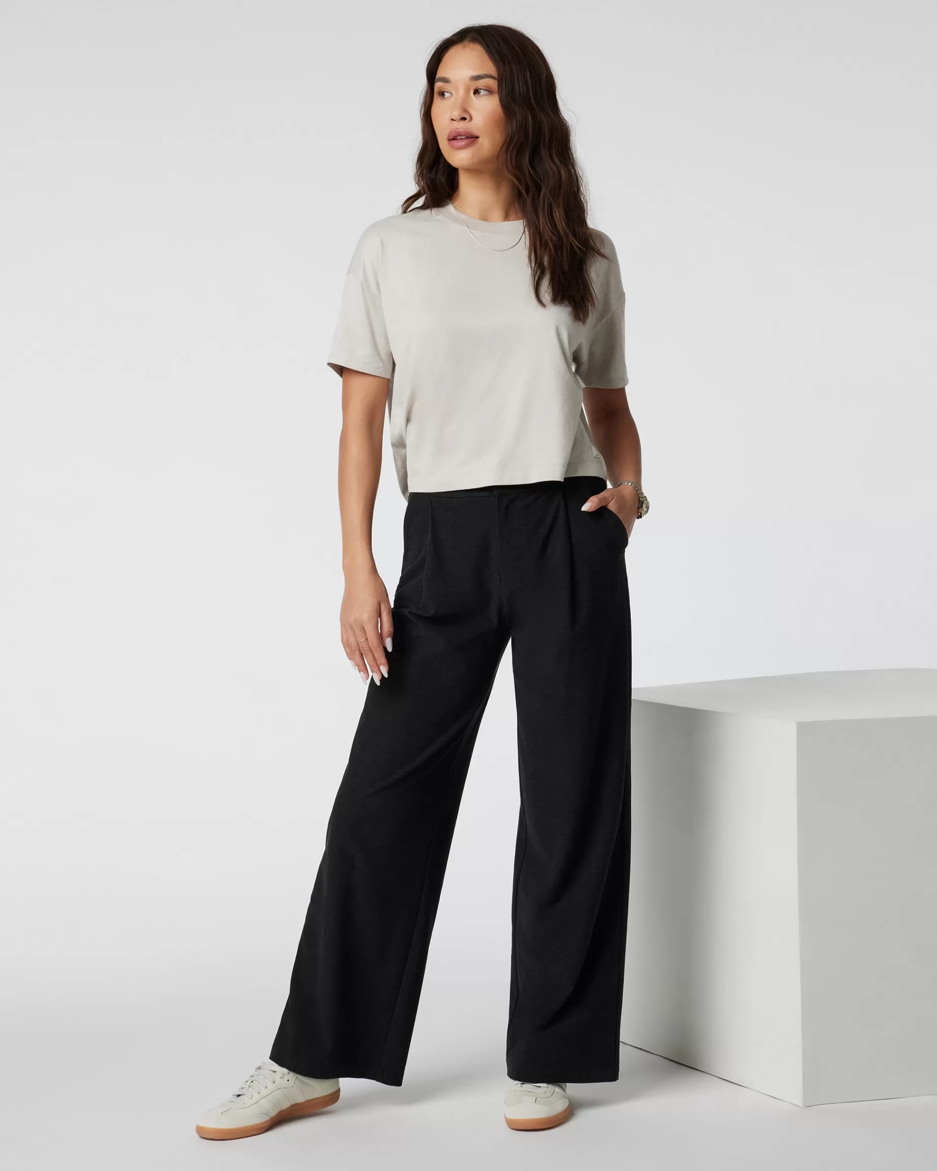 Vuori Energy Tee EcruHeather Shop