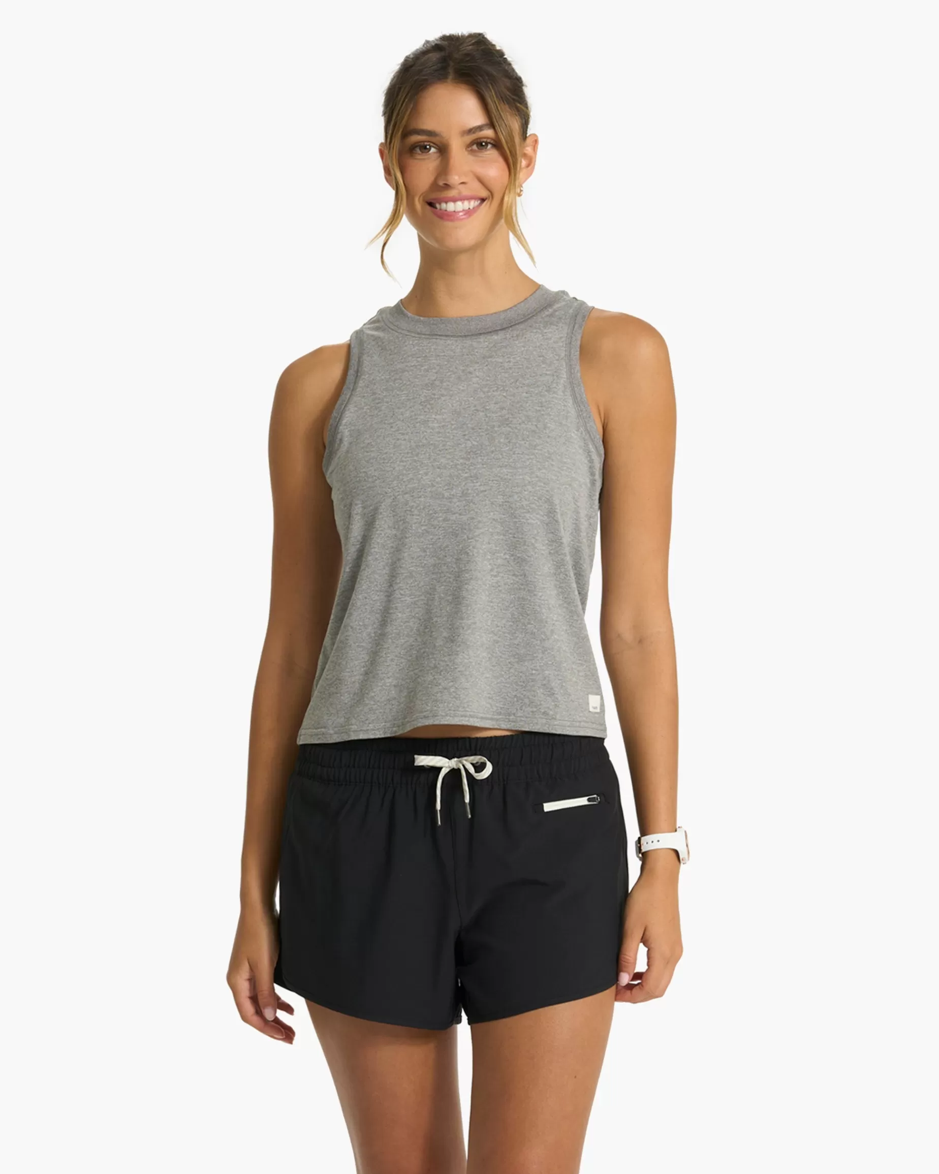 Vuori Energy Top HeatherGrey Outlet