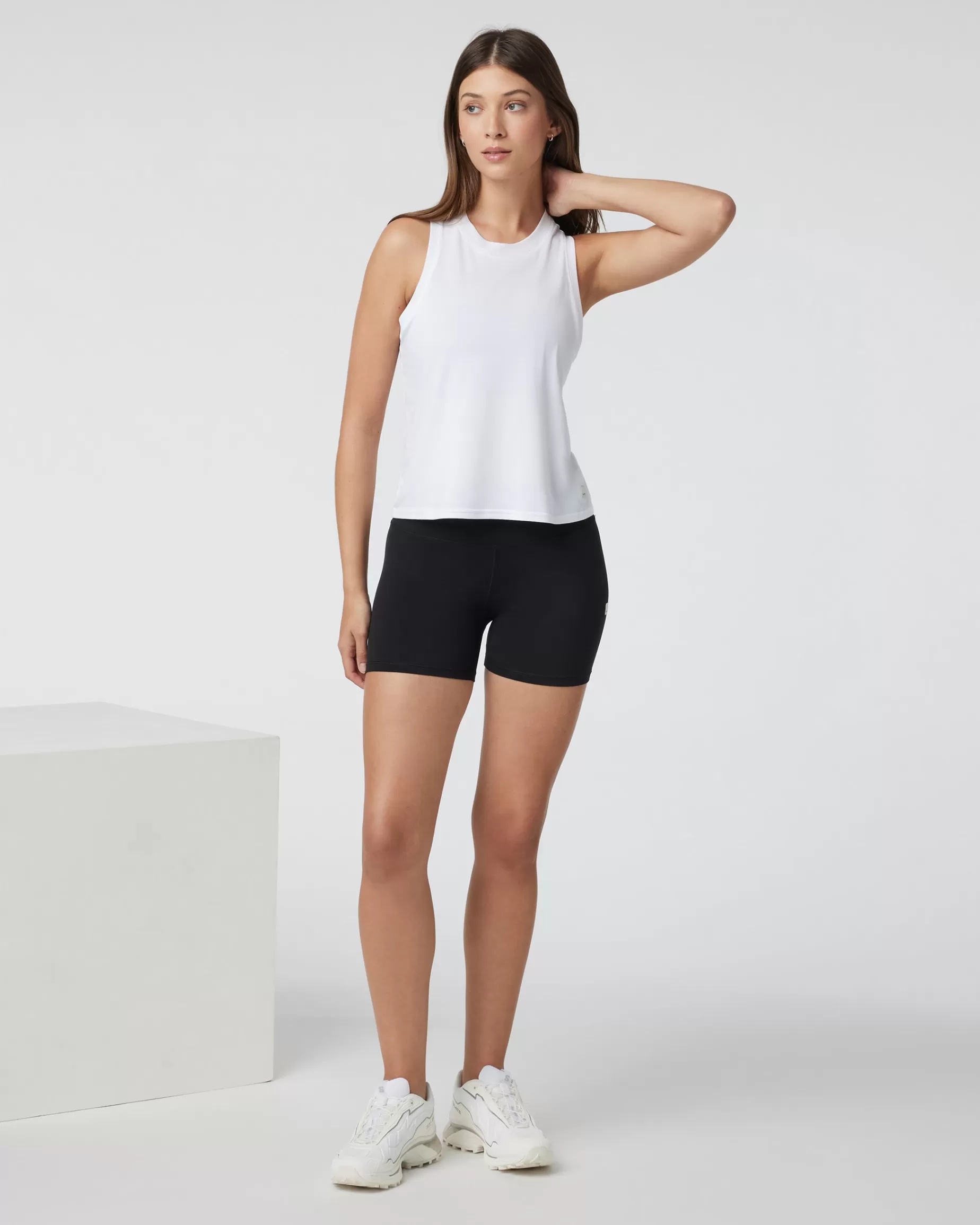 Vuori Energy Top White Flash Sale