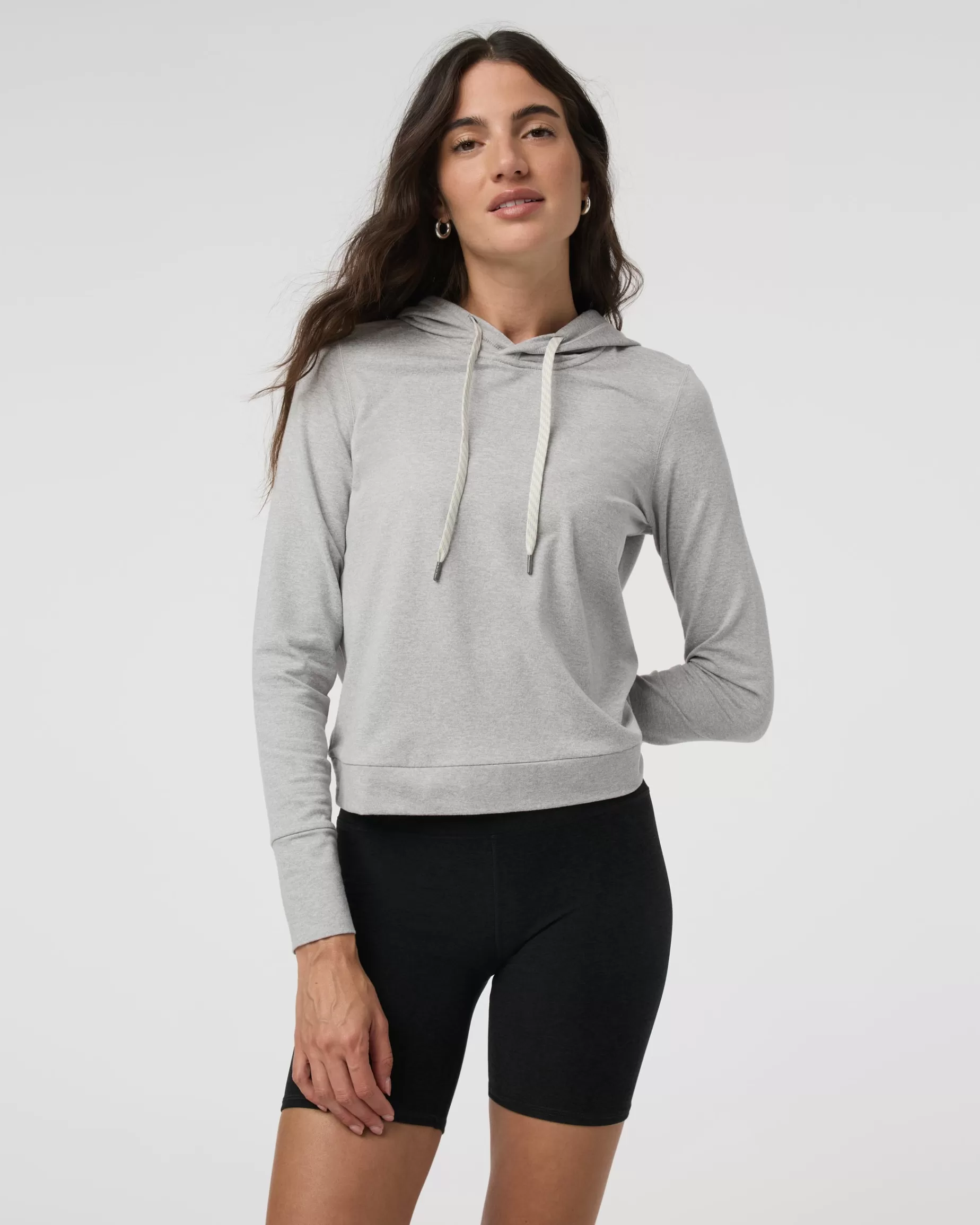 Vuori Halo Essential Hoodie PaleGreyHeather Sale