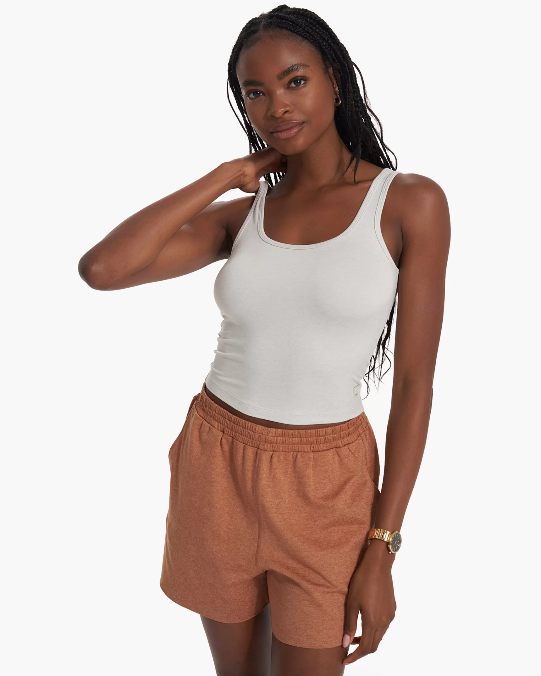 Vuori Halo Essential Tank SaltHeather Cheap