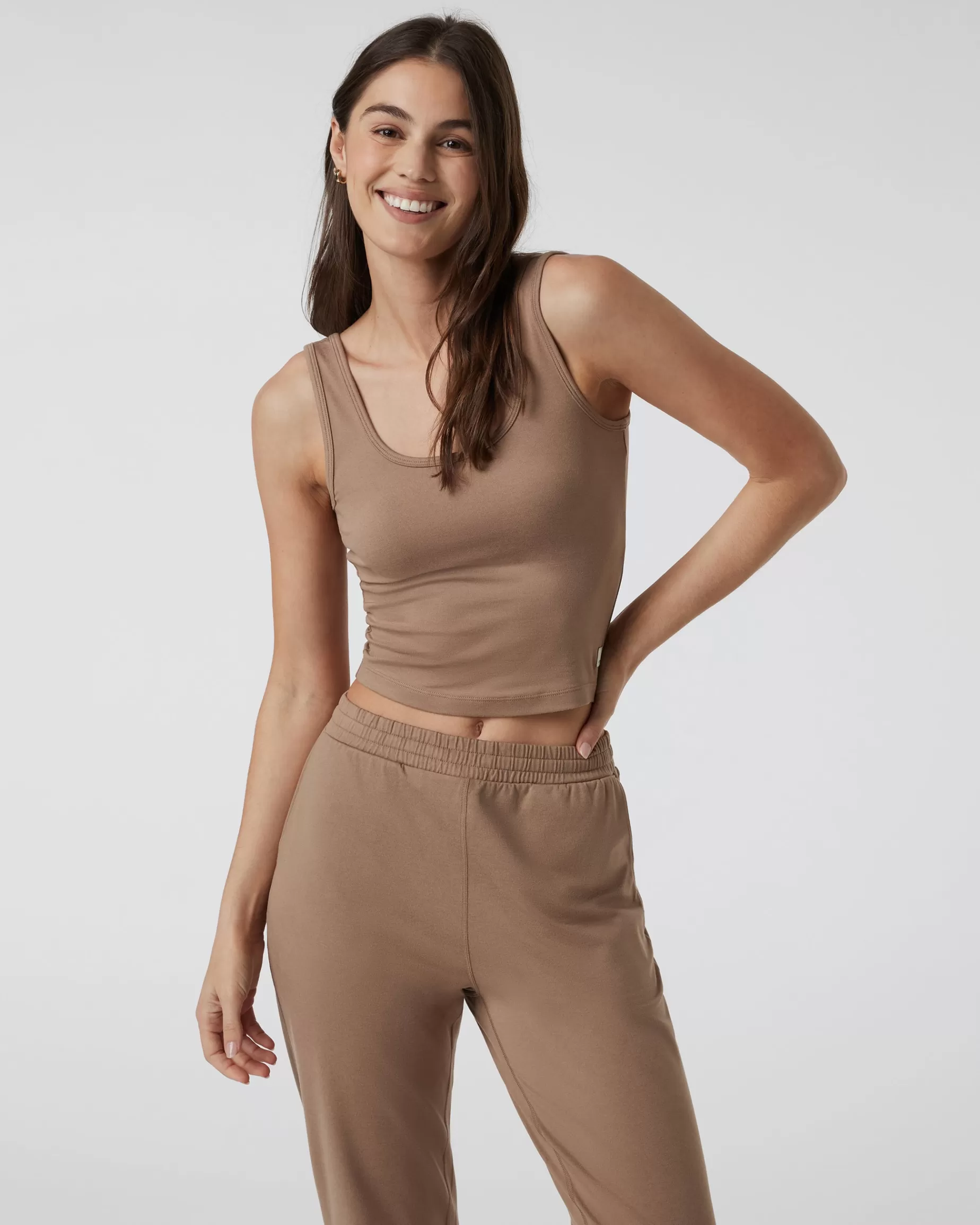 Vuori Halo Essential Tank GoldenrodHeather Discount