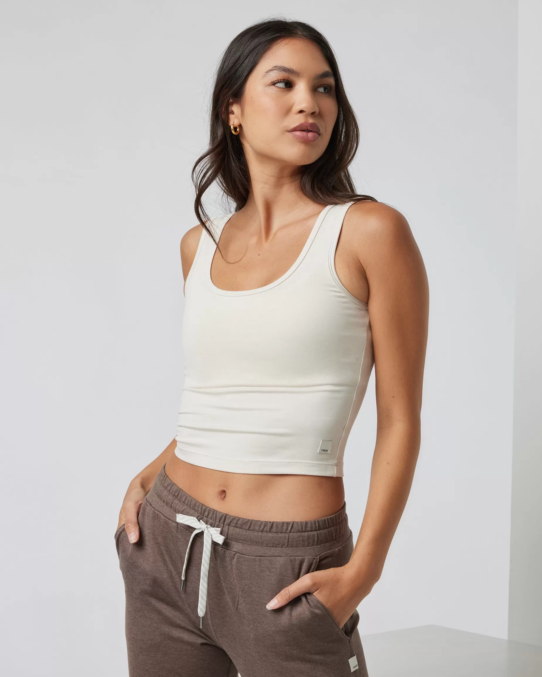 Vuori Halo Essential Tank MilkweedHeather Outlet