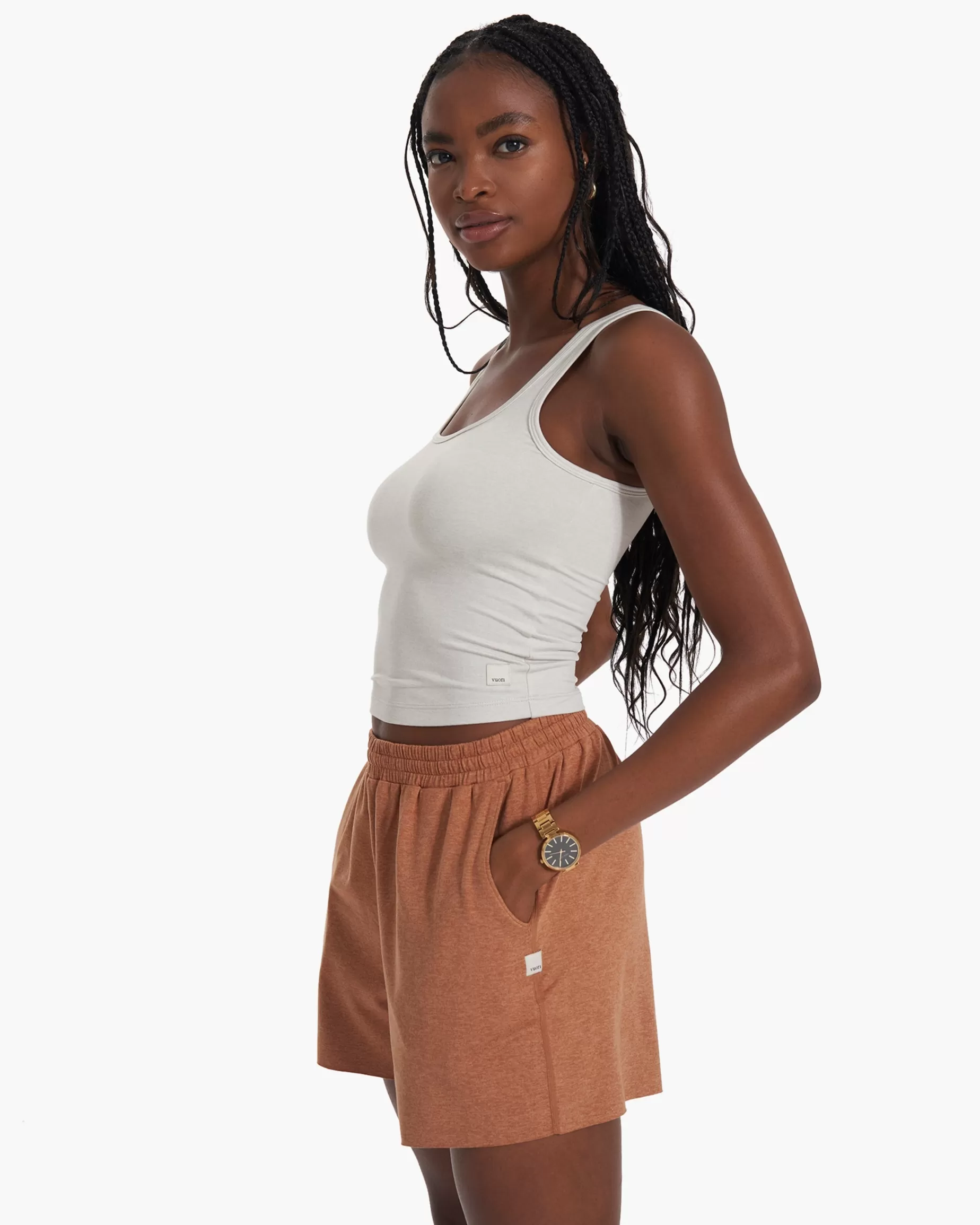Vuori Halo Essential Tank SaltHeather Cheap
