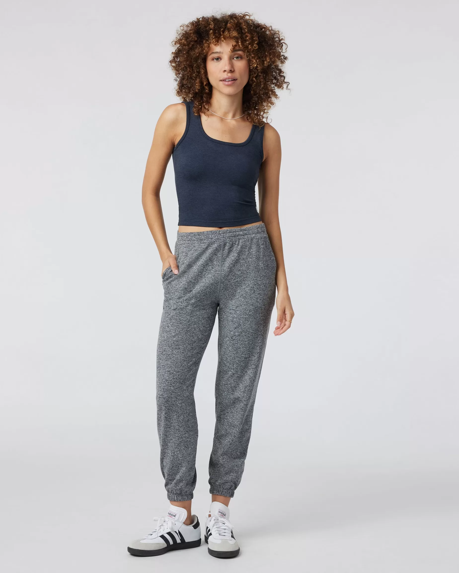 Vuori Halo Essential Tank MidnightHeather Best Sale