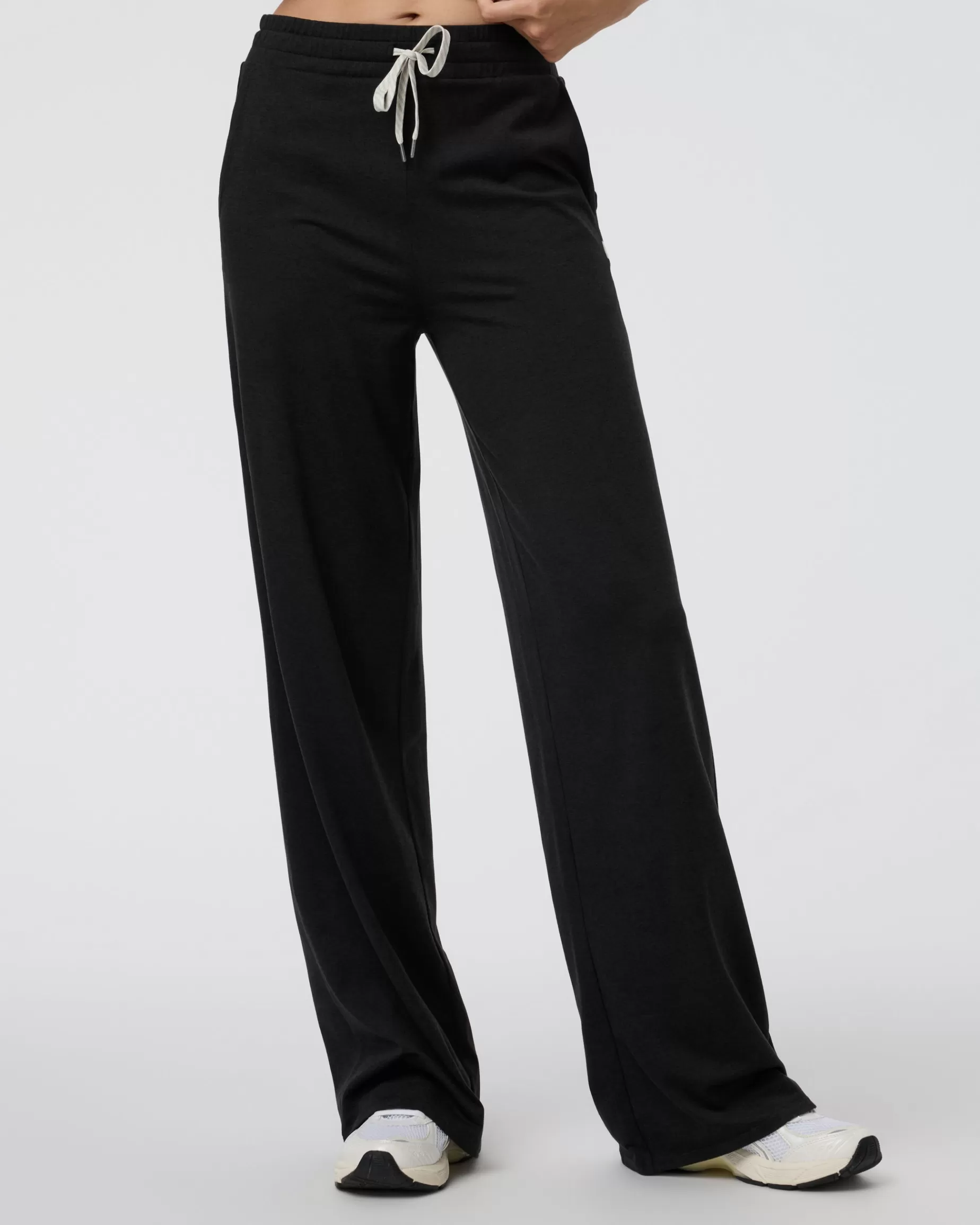 Vuori Halo Essential Wideleg - Short BlackHeather Cheap