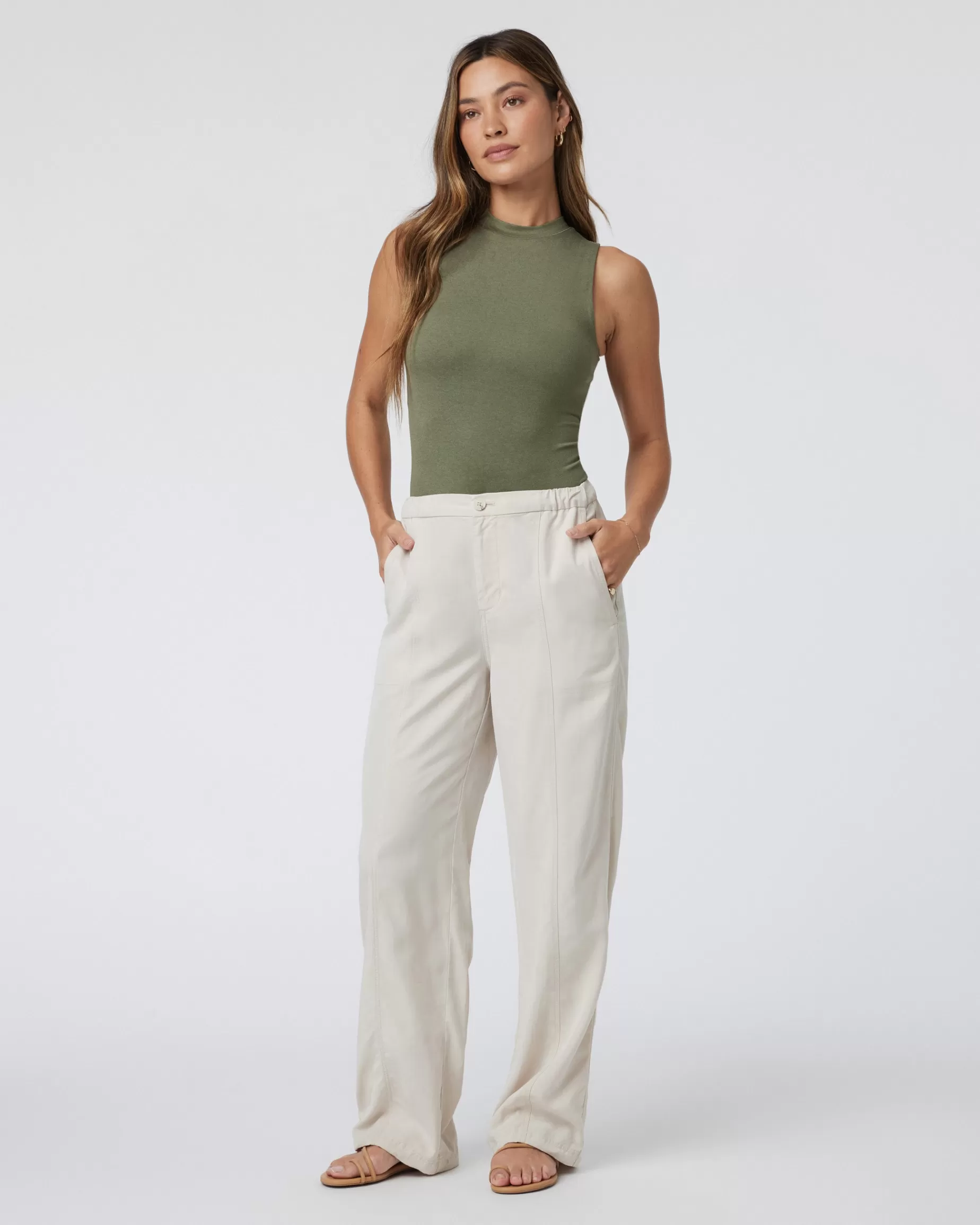 Vuori Halo Mock Bodysuit DarkMetalHeather Flash Sale