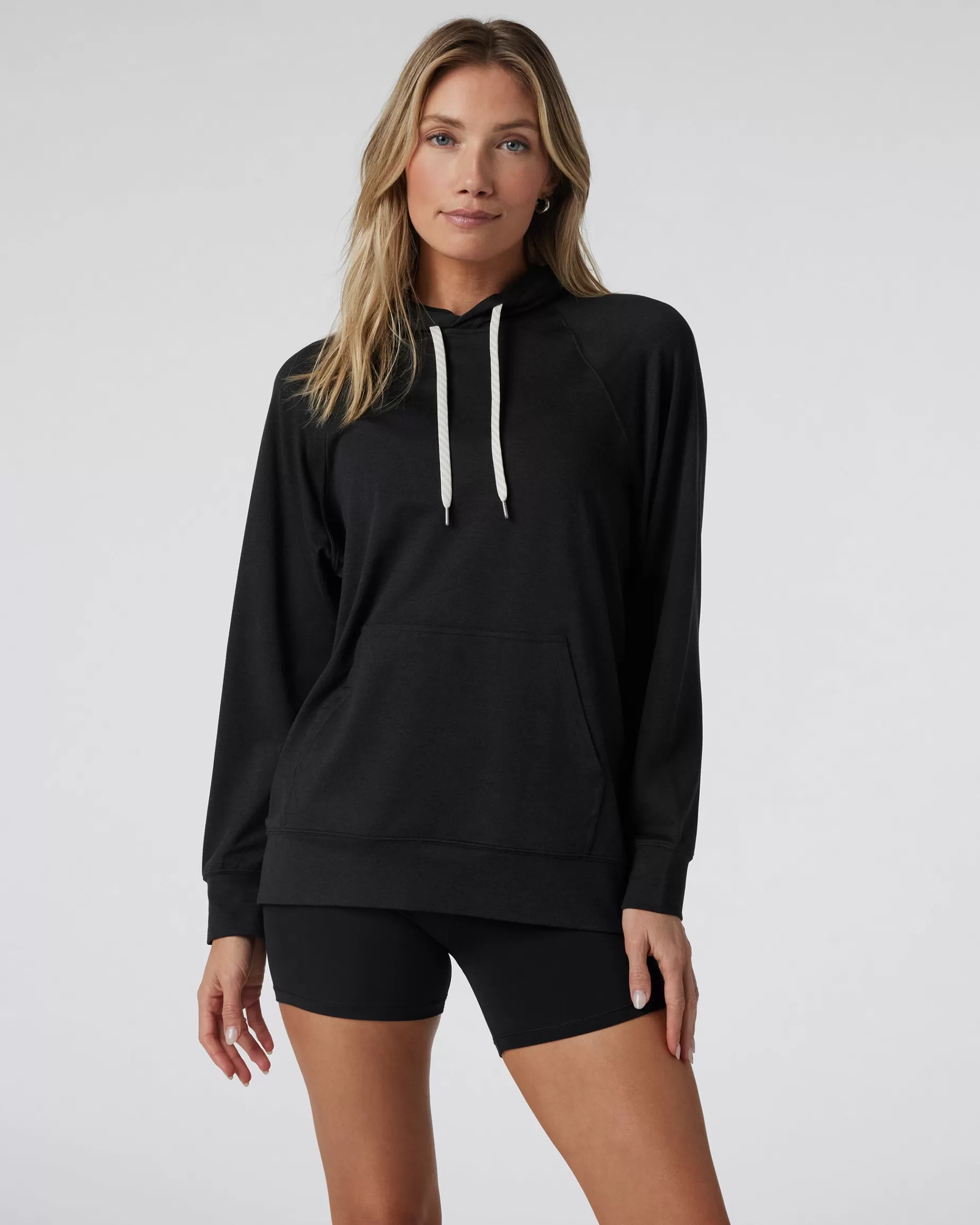 Vuori Halo Oversized Hoodie BlackHeather Discount