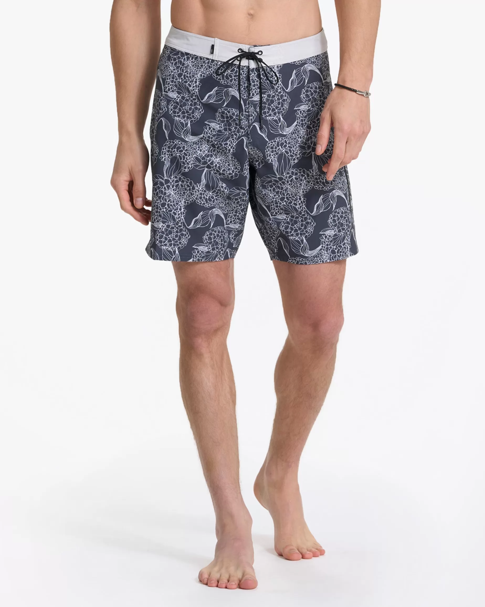 Vuori Infinity Boardshort CharcoalHydrangea Sale