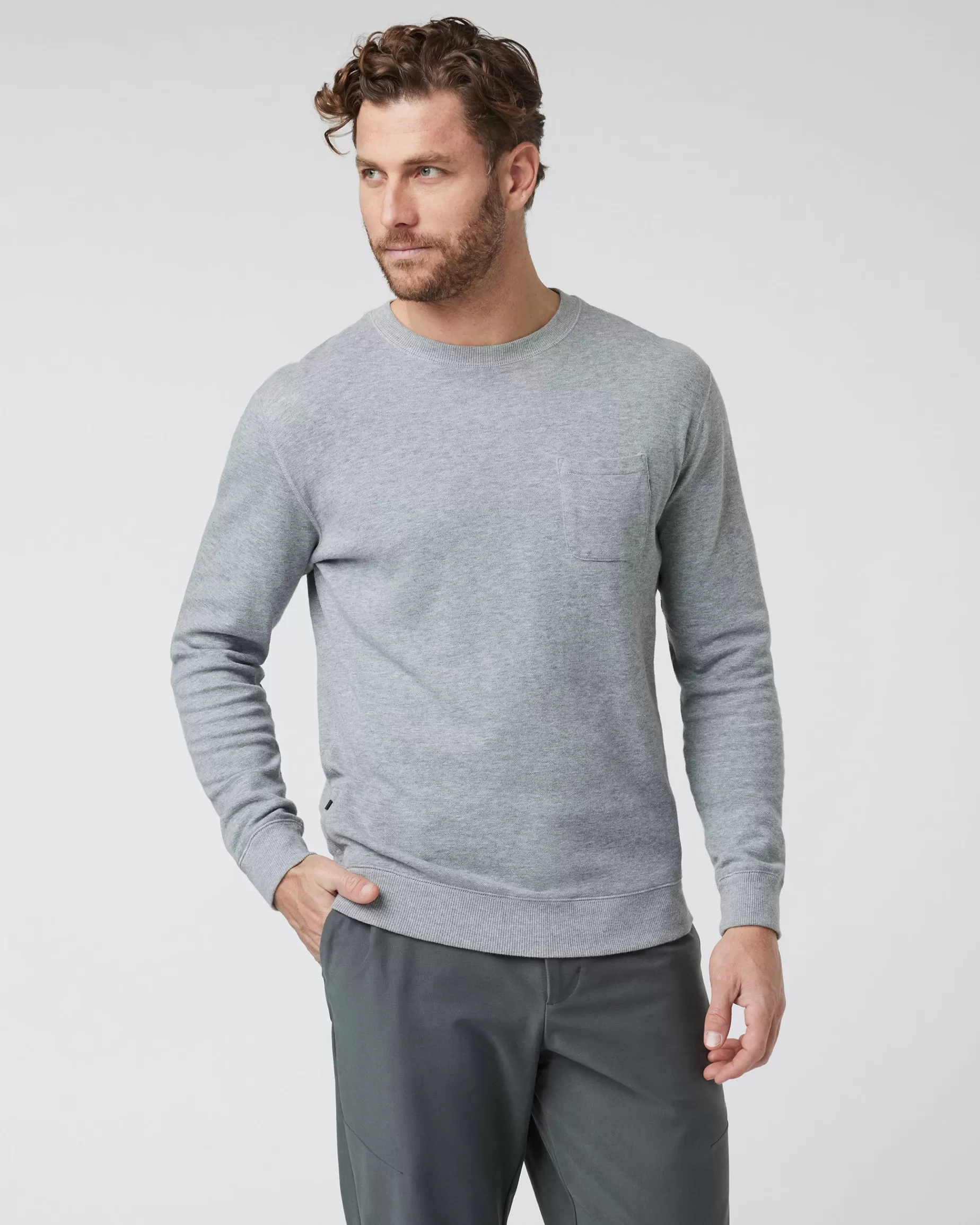 Vuori Jeffreys Pullover HeatherGrey Store