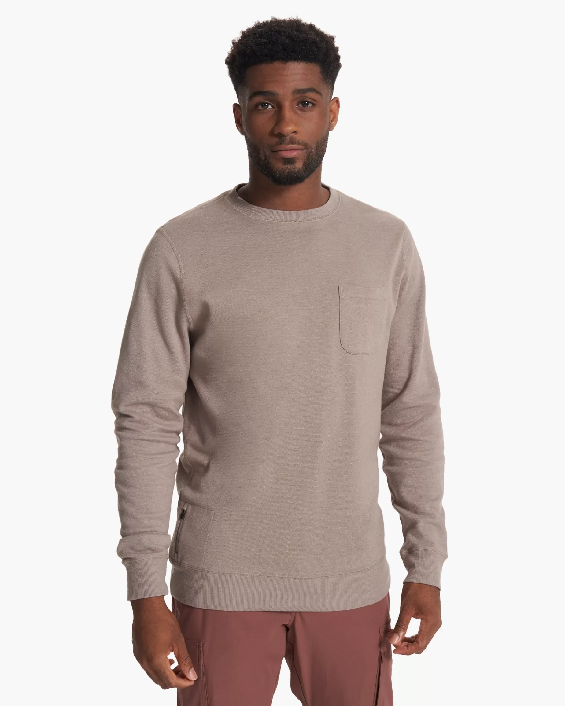 Vuori Jeffreys Pullover WalnutHeather Store