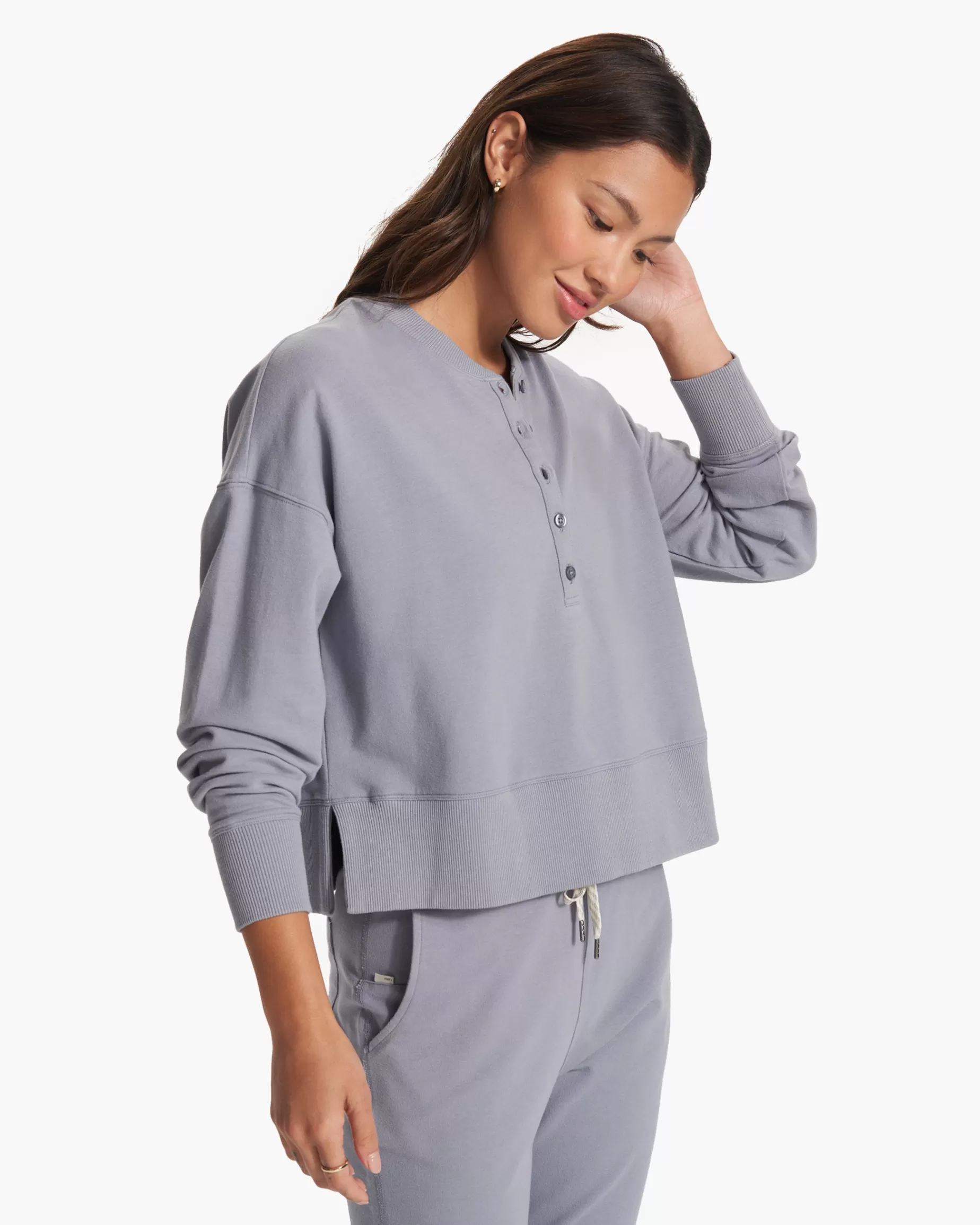 Vuori Laguna Henley Flint Flash Sale