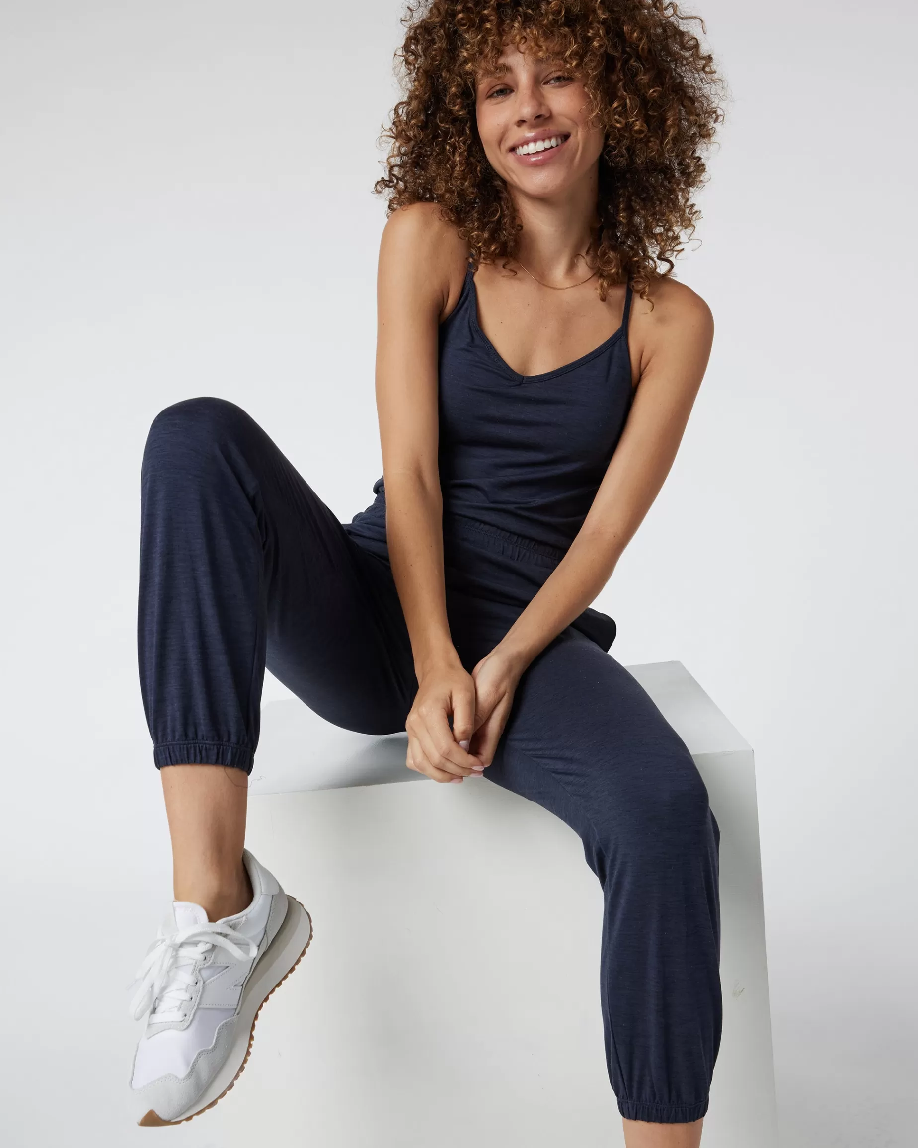 Vuori Lux Jogger Jumpsuit MidnightHeather Cheap