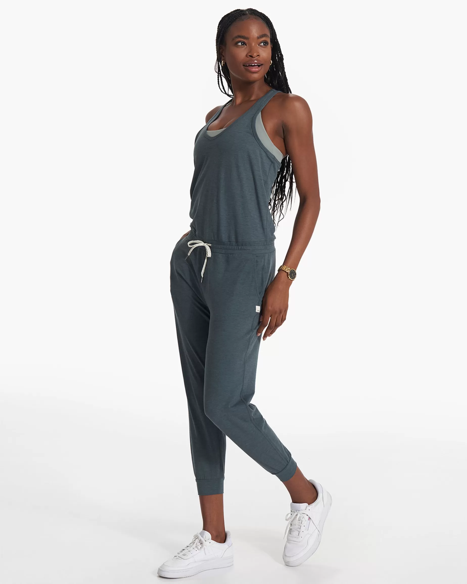 Vuori Lux Jumpsuit StoneHeather Cheap