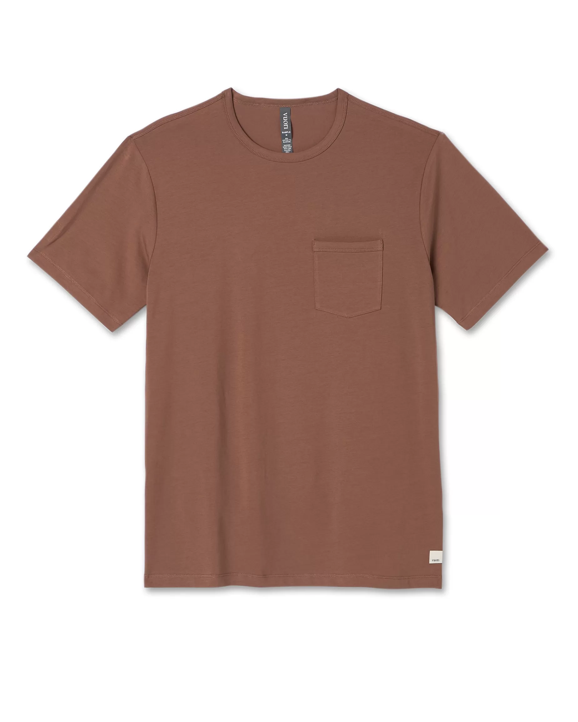 Vuori Men's Feather Pocket Tee Clove Shop