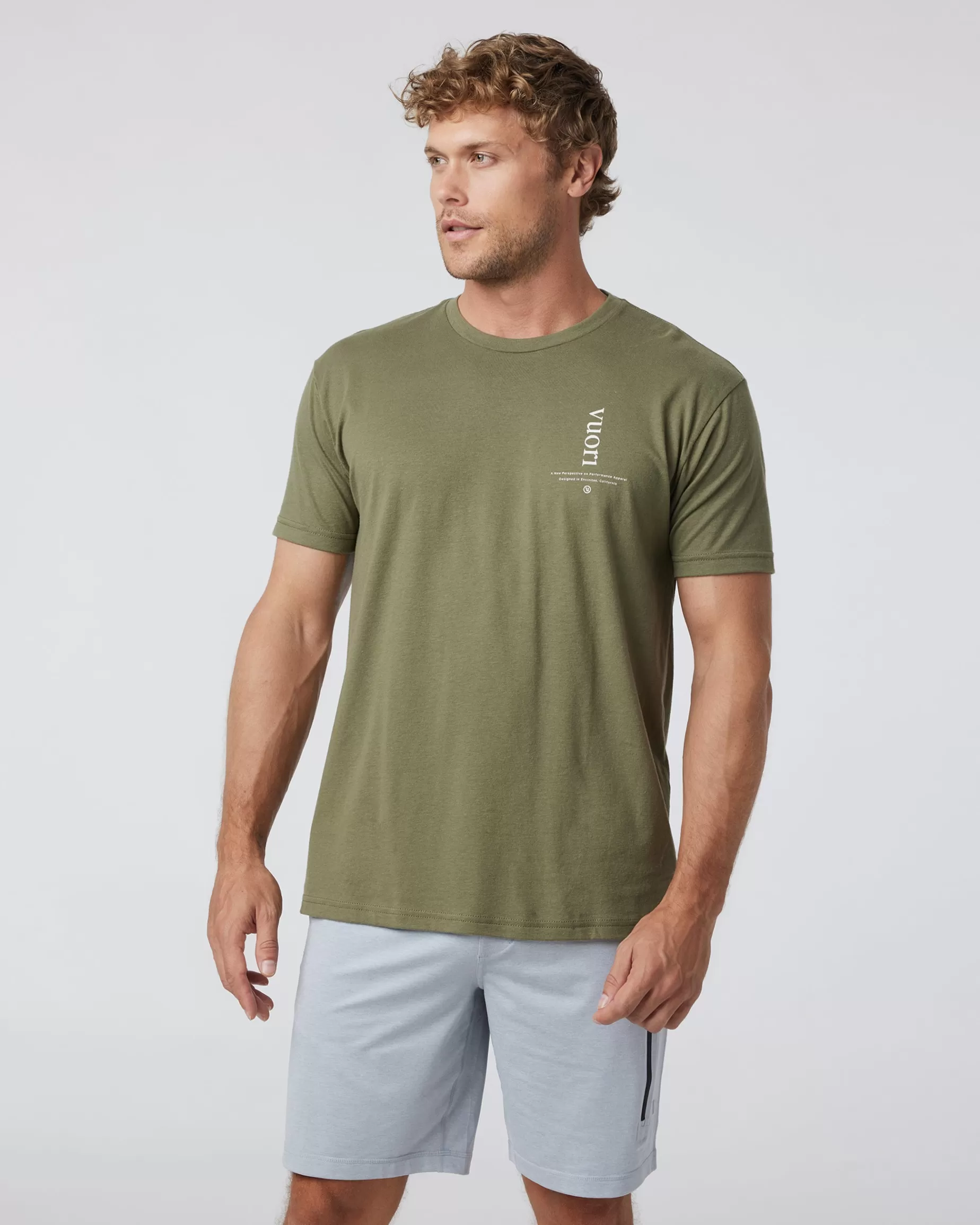 Vuori Perspectives Tee Oregano Discount
