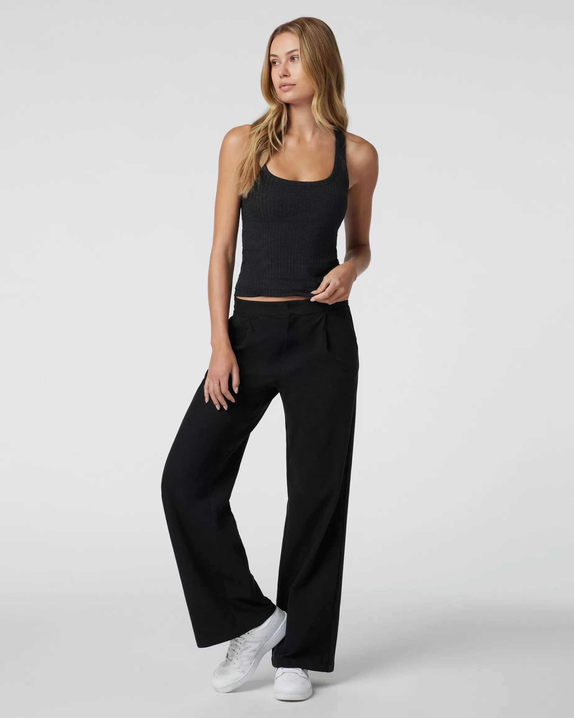 Vuori Plie Tank BlackHeather Sale