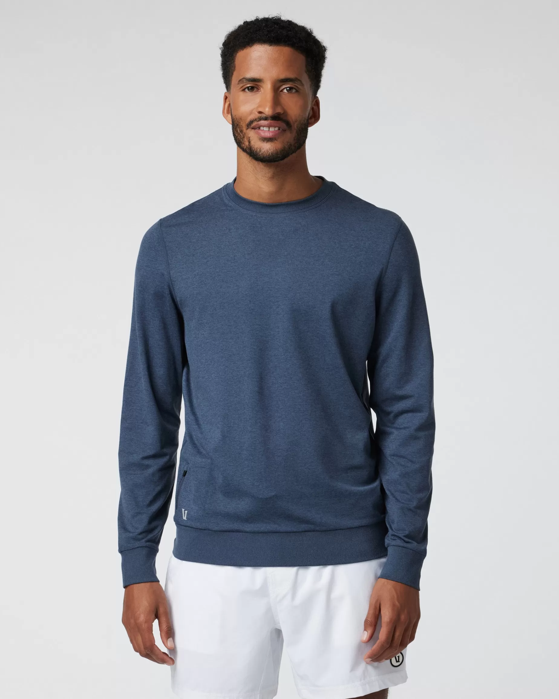 Vuori Ponto Performance Crew AzureHeather New