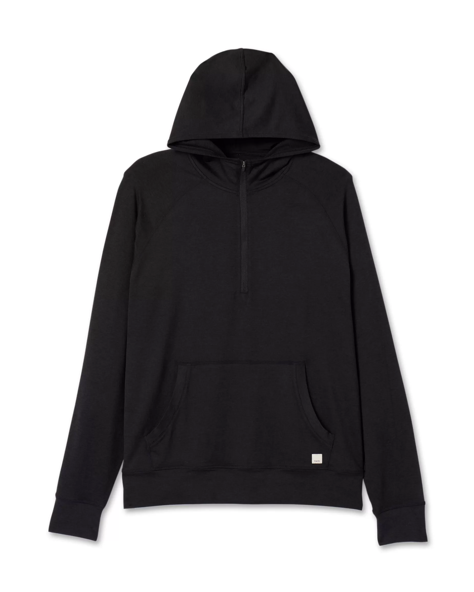 Vuori Ponto Performance Half Zip Hoodie BlackHeather Sale