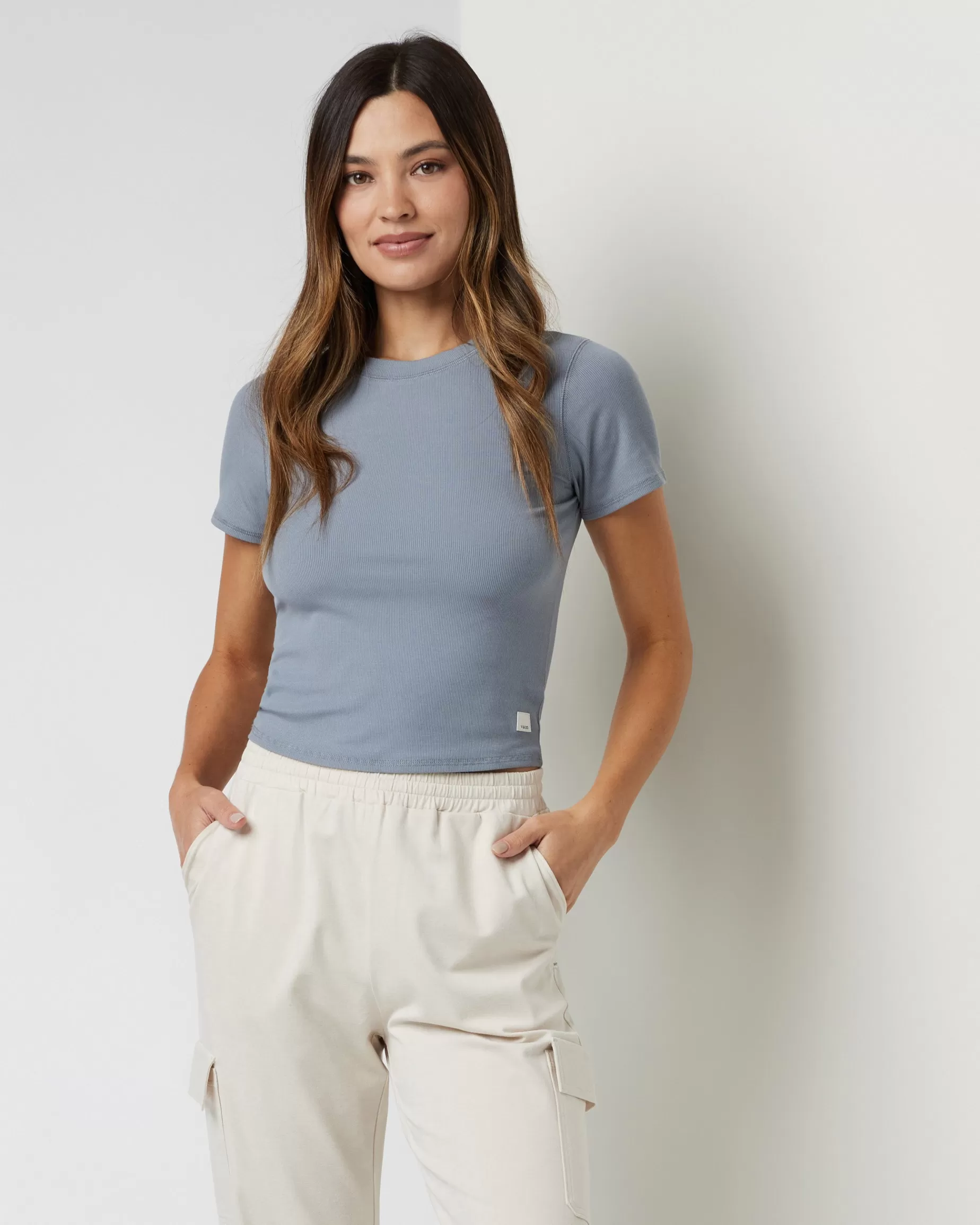 Vuori Pose Fitted Tee Mallorca Clearance