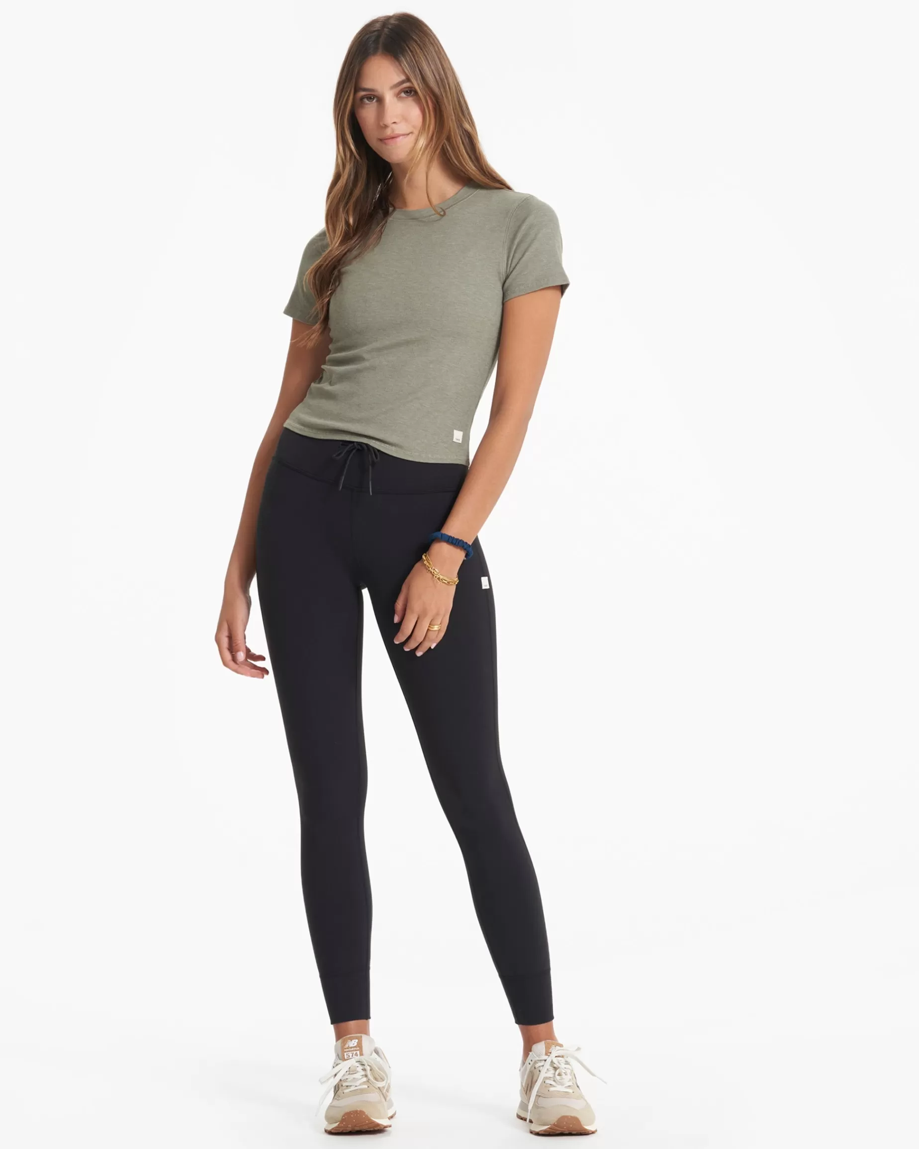 Vuori Pose Fitted Tee LaurelHeather Outlet