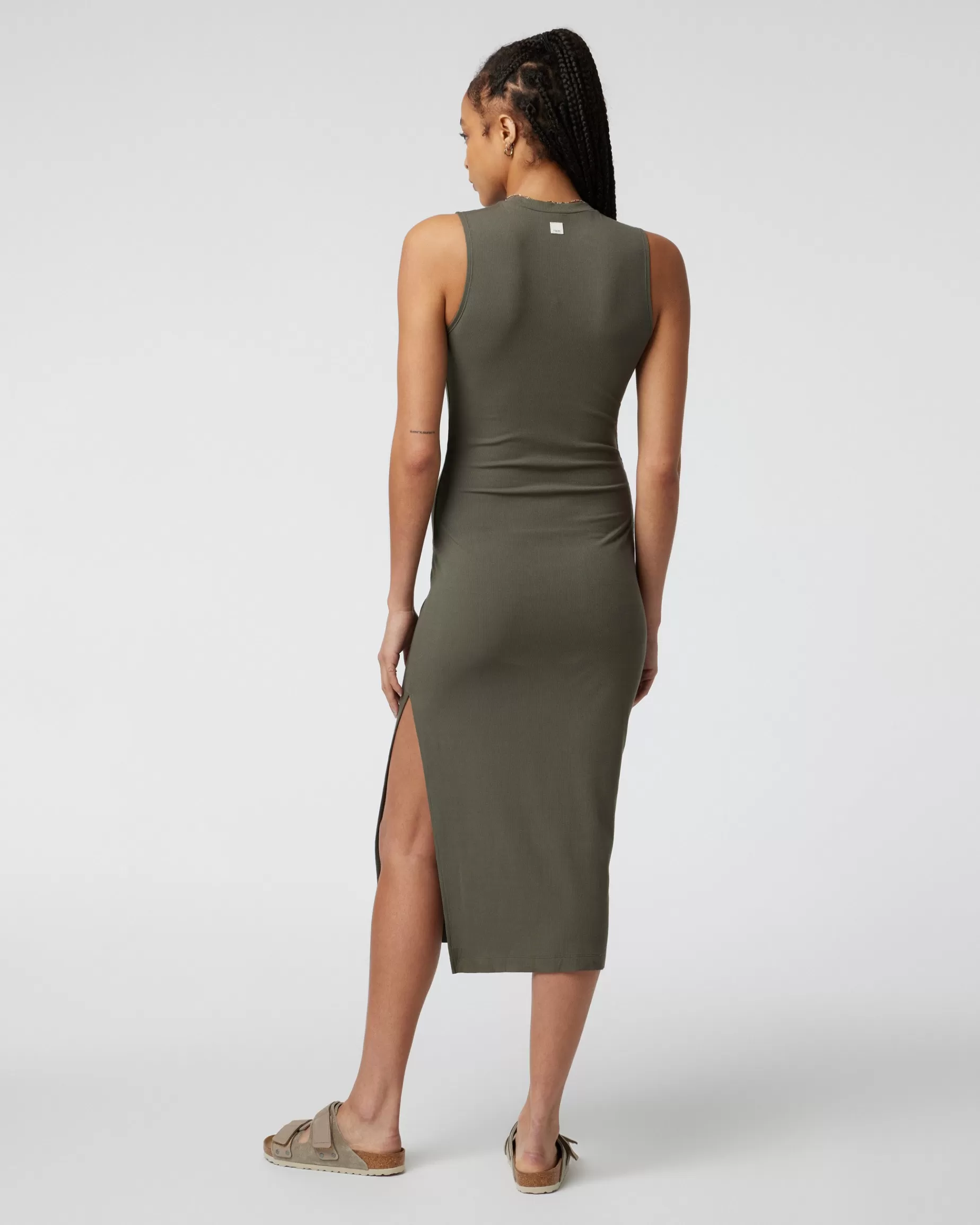 Vuori Pose Sands Dress Oregano New