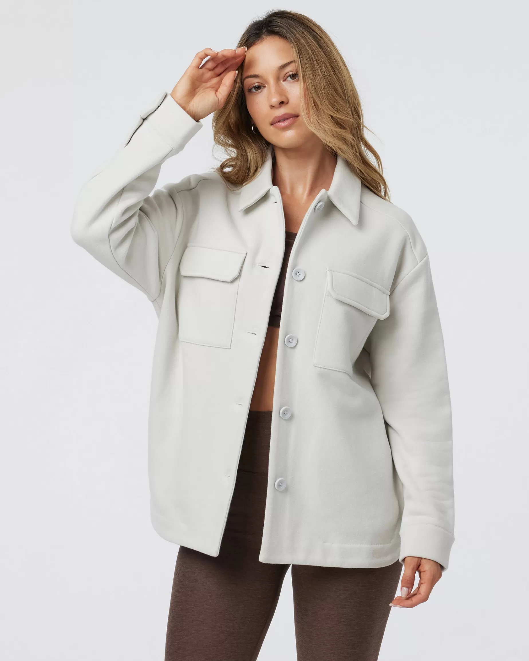Vuori Restore Shirt Jacket Salt Best Sale
