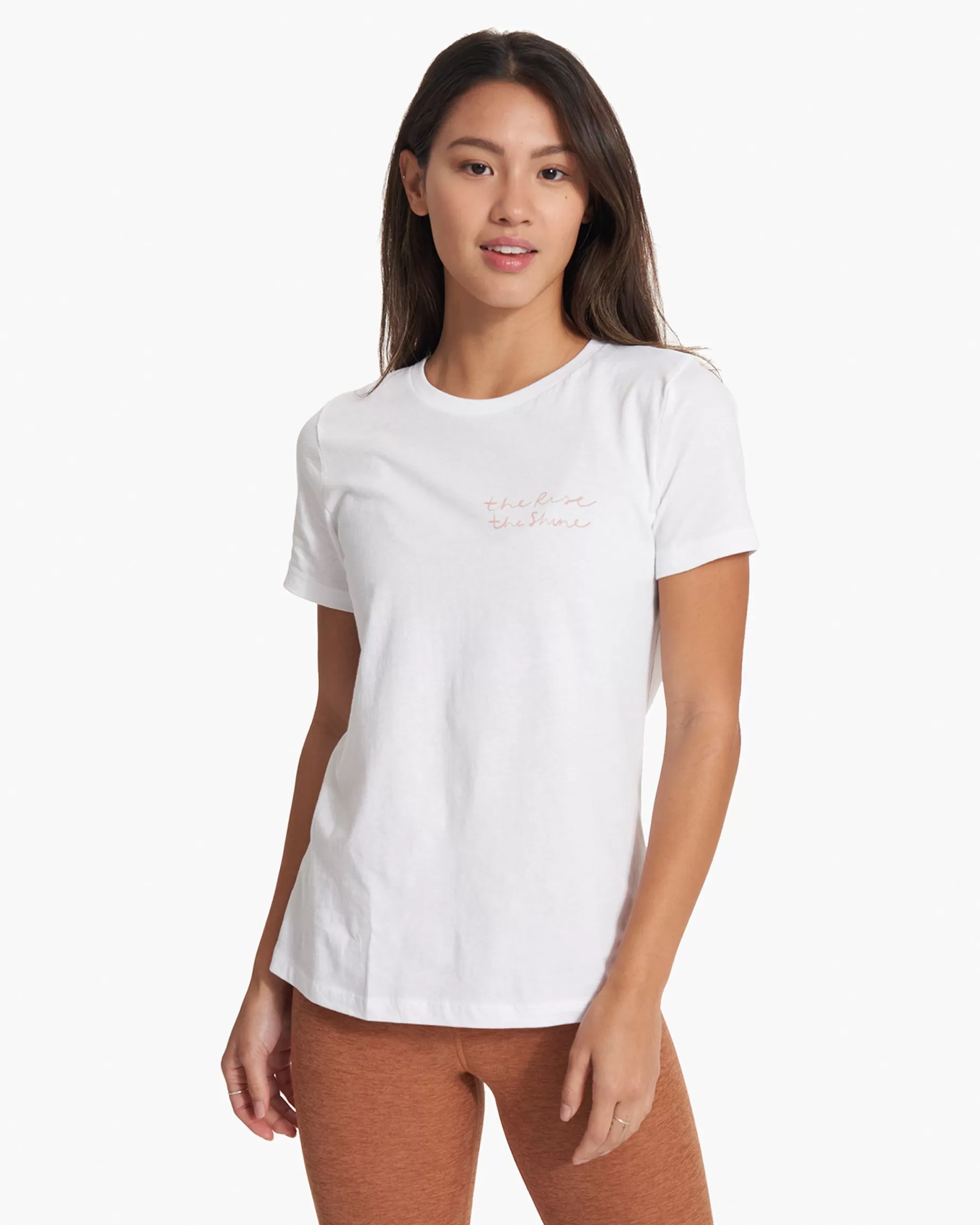 Vuori Script Tee White Cheap