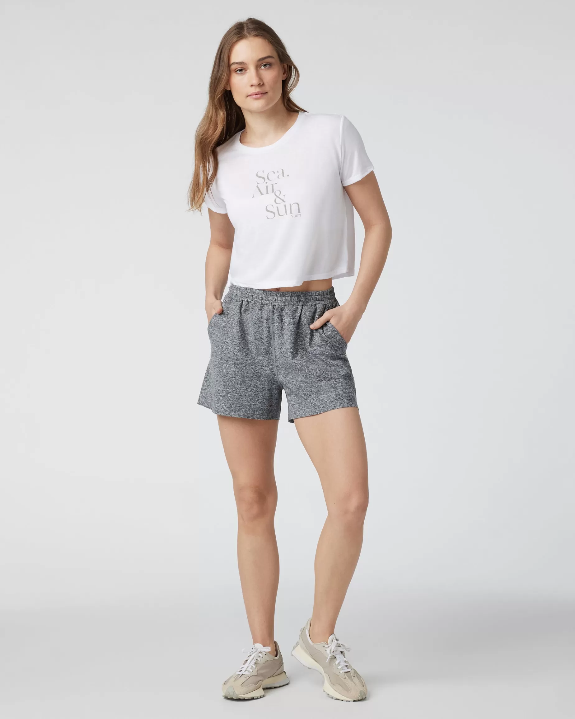 Vuori Sea Air and Sun Tee White Clearance