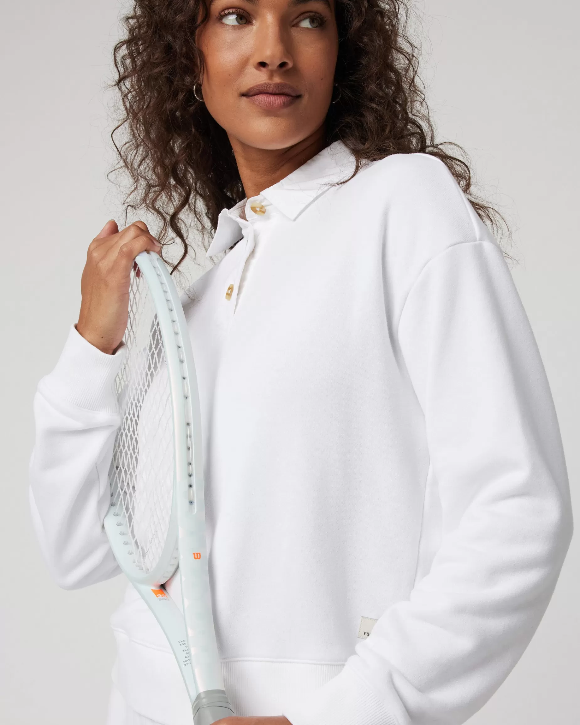 Vuori Sedona Rugby Polo White Flash Sale