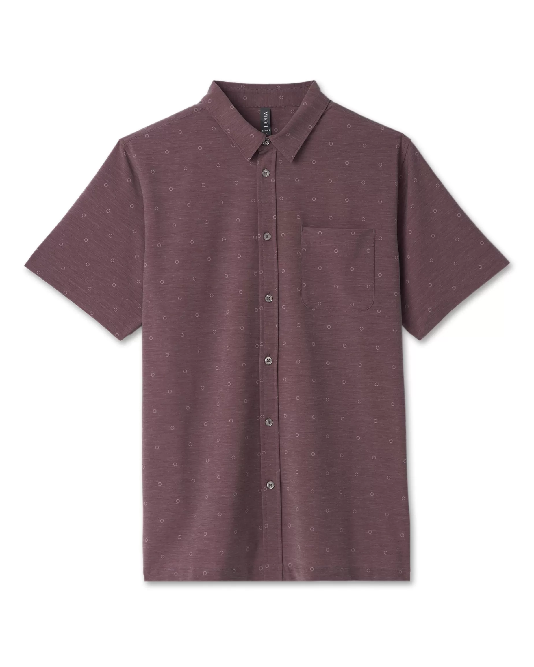 Vuori Short Sleeve Bridge Button Down HazelDot Best