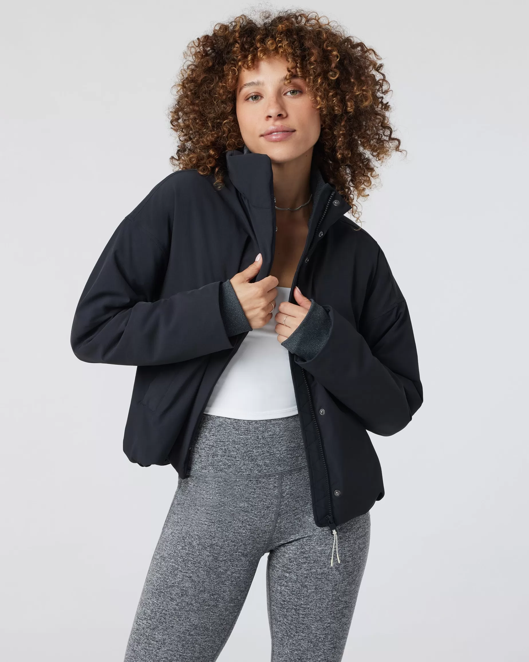 Vuori Sky Puffer Jacket Black Flash Sale