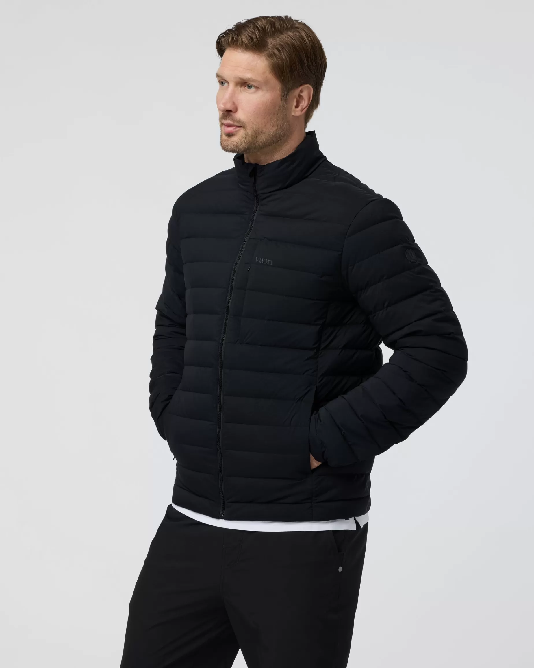 Vuori Steadfast Insulated Full Zip Jacket Black Clearance