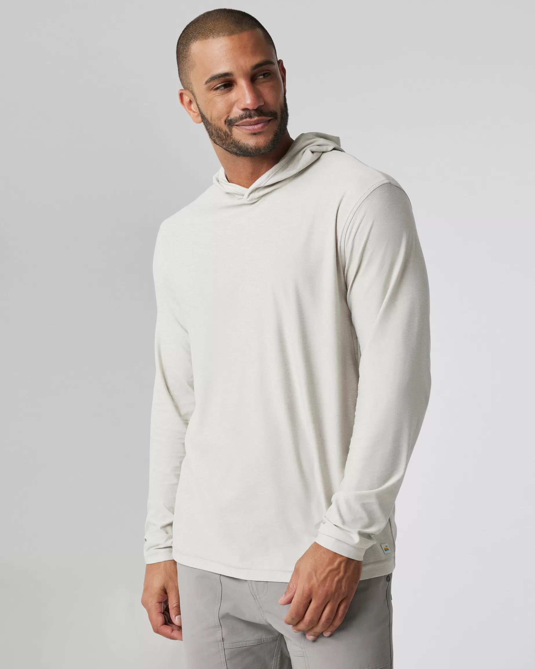 Vuori Strato Tech Hoodie SaltHeather Fashion