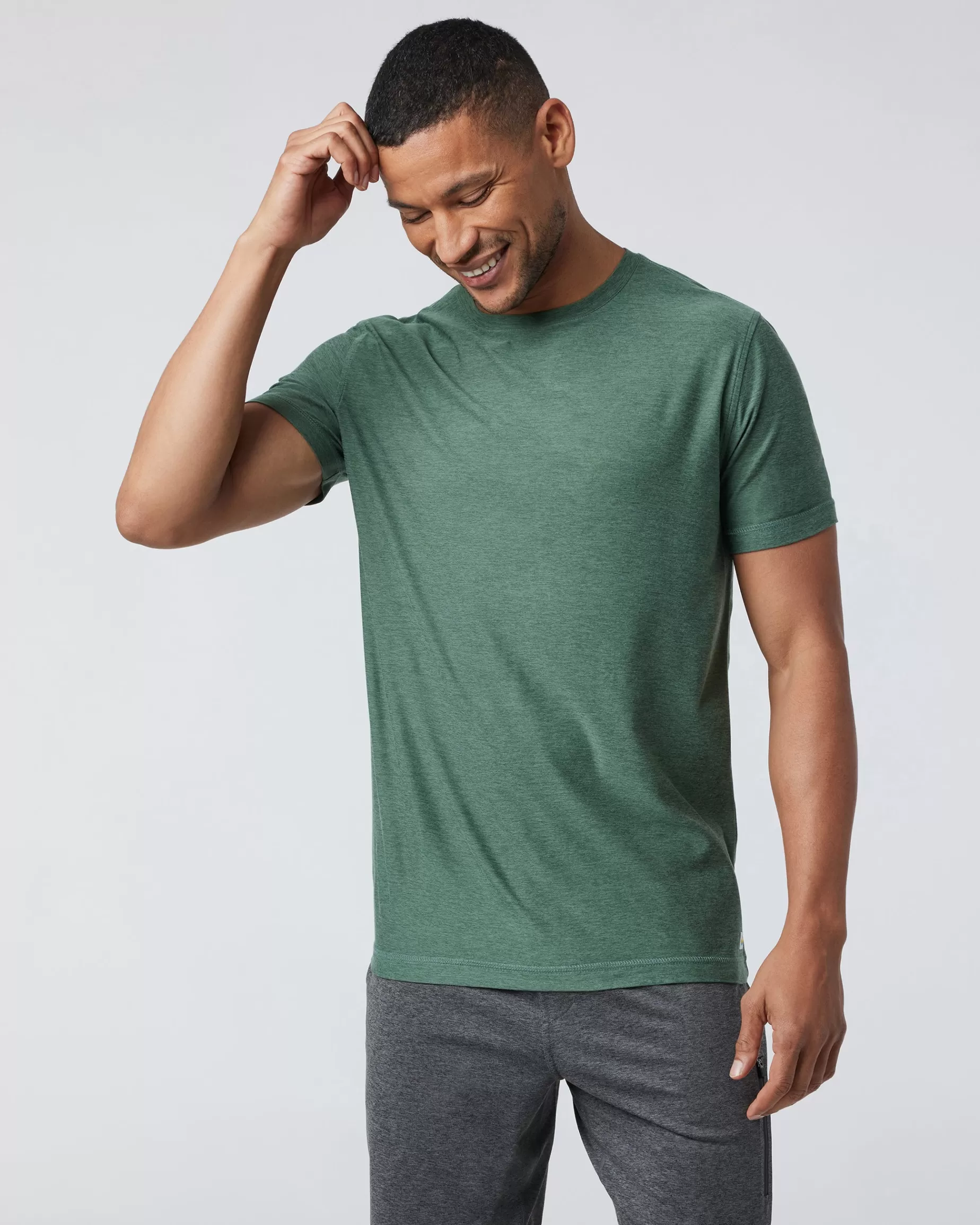 Vuori Strato Tech Tee SeaPineHeather Clearance