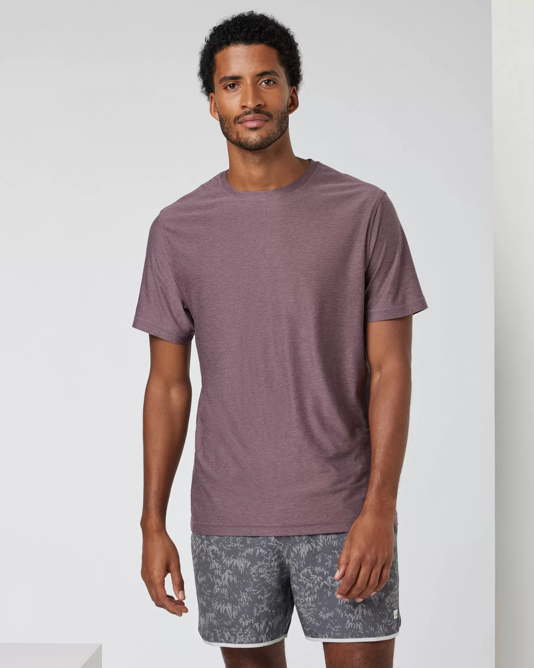 Vuori Strato Tech Tee ElderberryHeather Sale