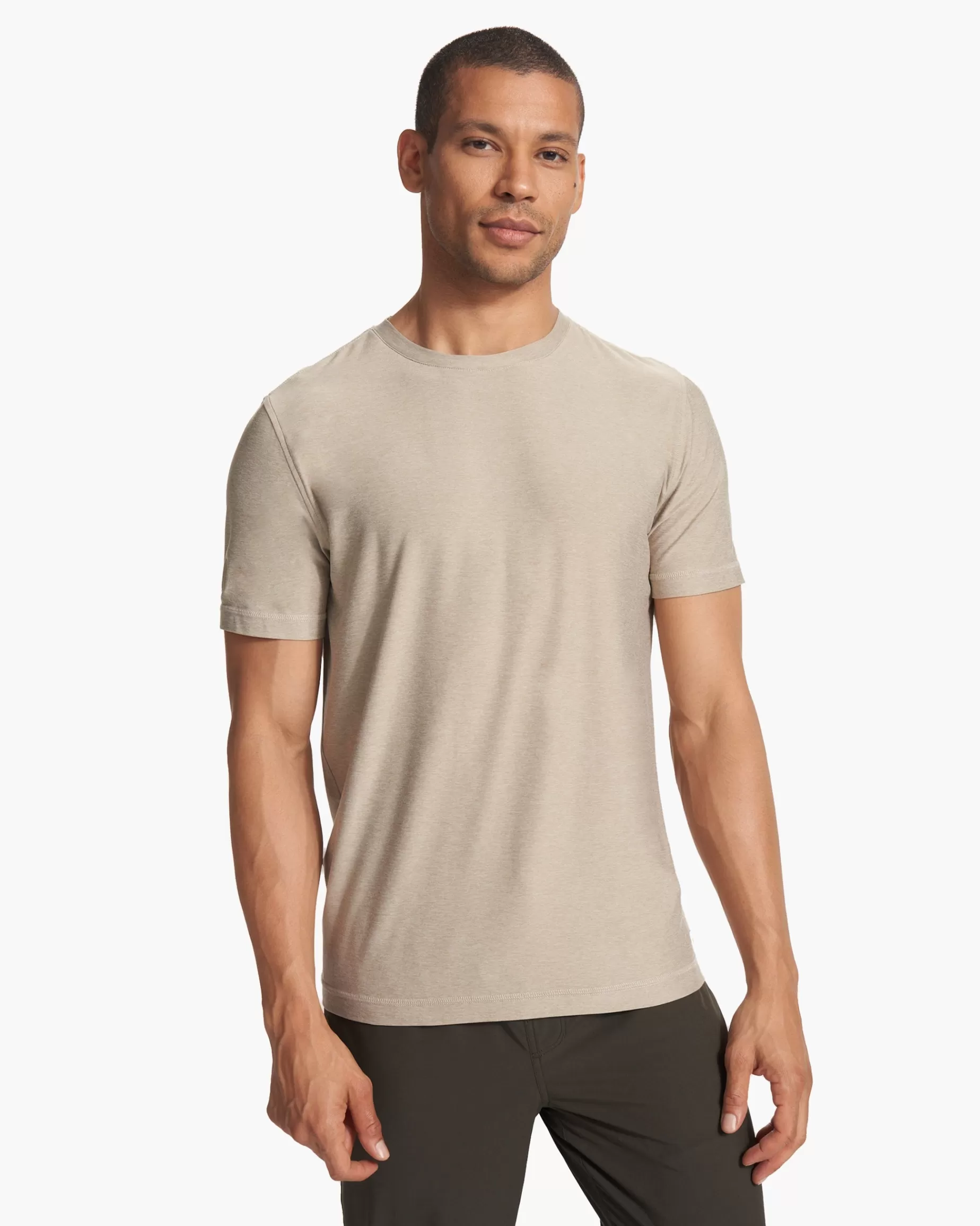 Vuori Strato Tech Tee ToastHeather Outlet