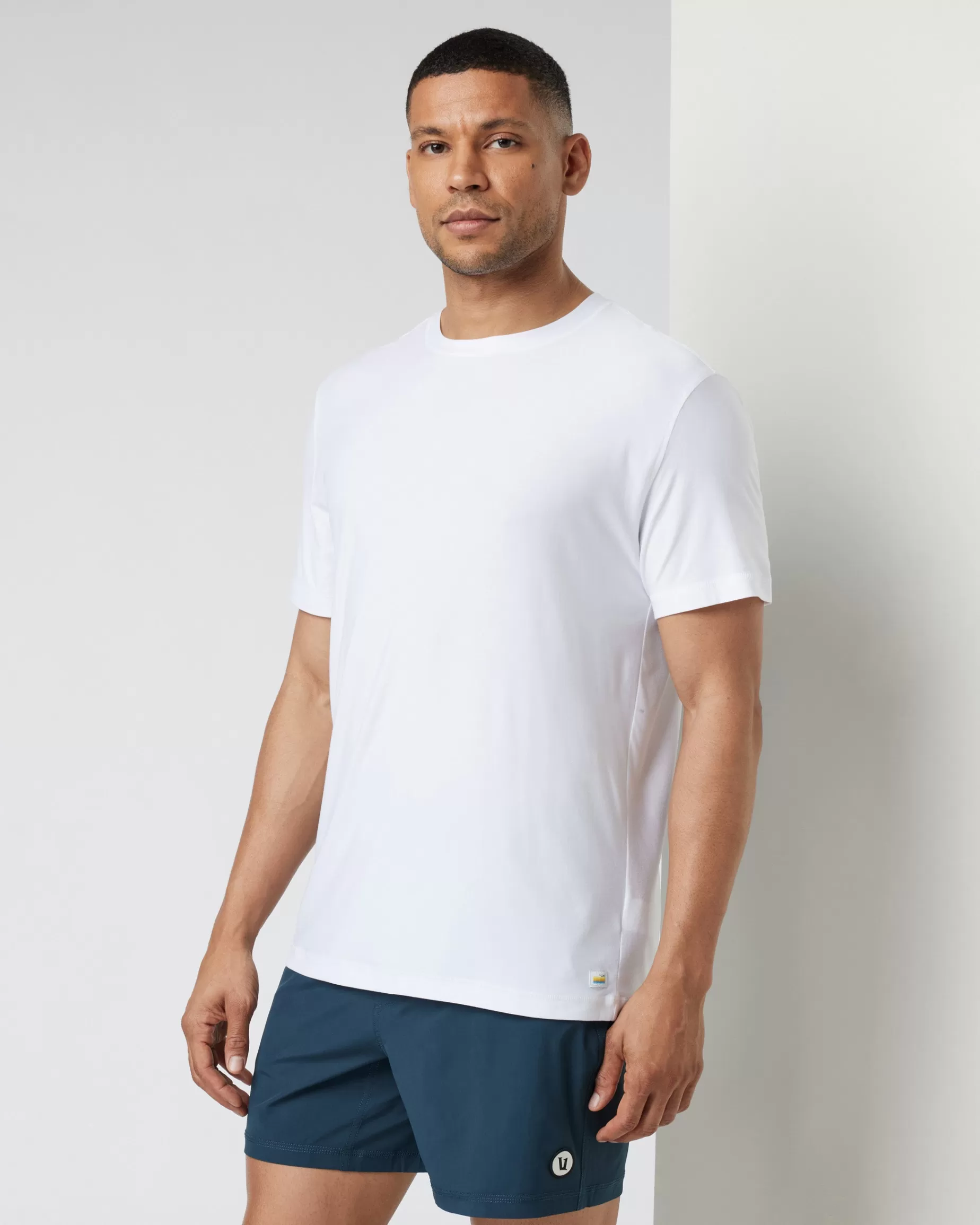 Vuori Strato Tech Tee White Best Sale