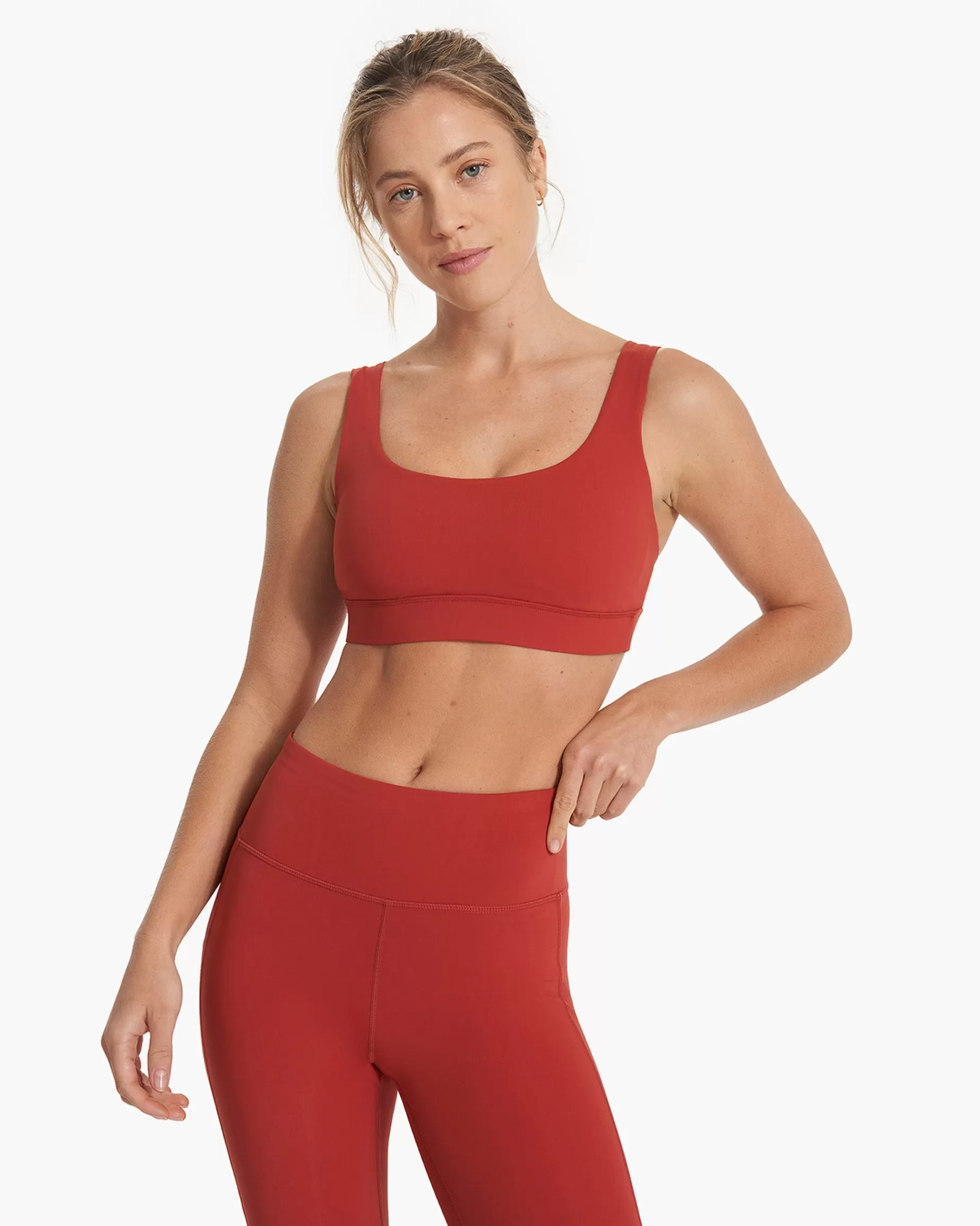 Vuori Stride Bra Poppy Hot