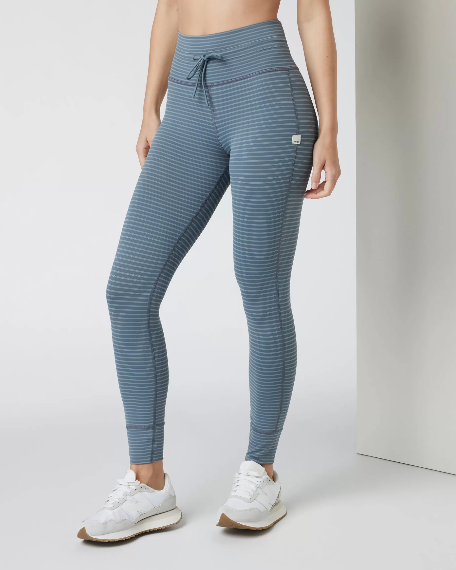 Vuori Stripe Daily Legging SmokeBlueStripe Best