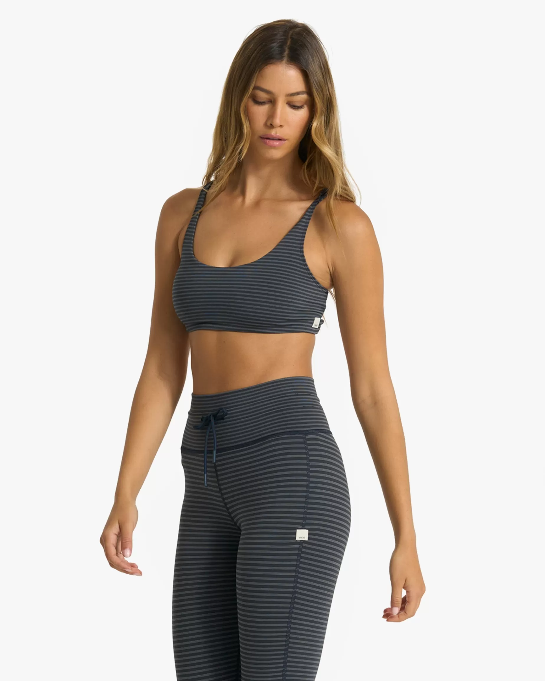 Vuori Stripe Yosemite Bra InkStripe Fashion